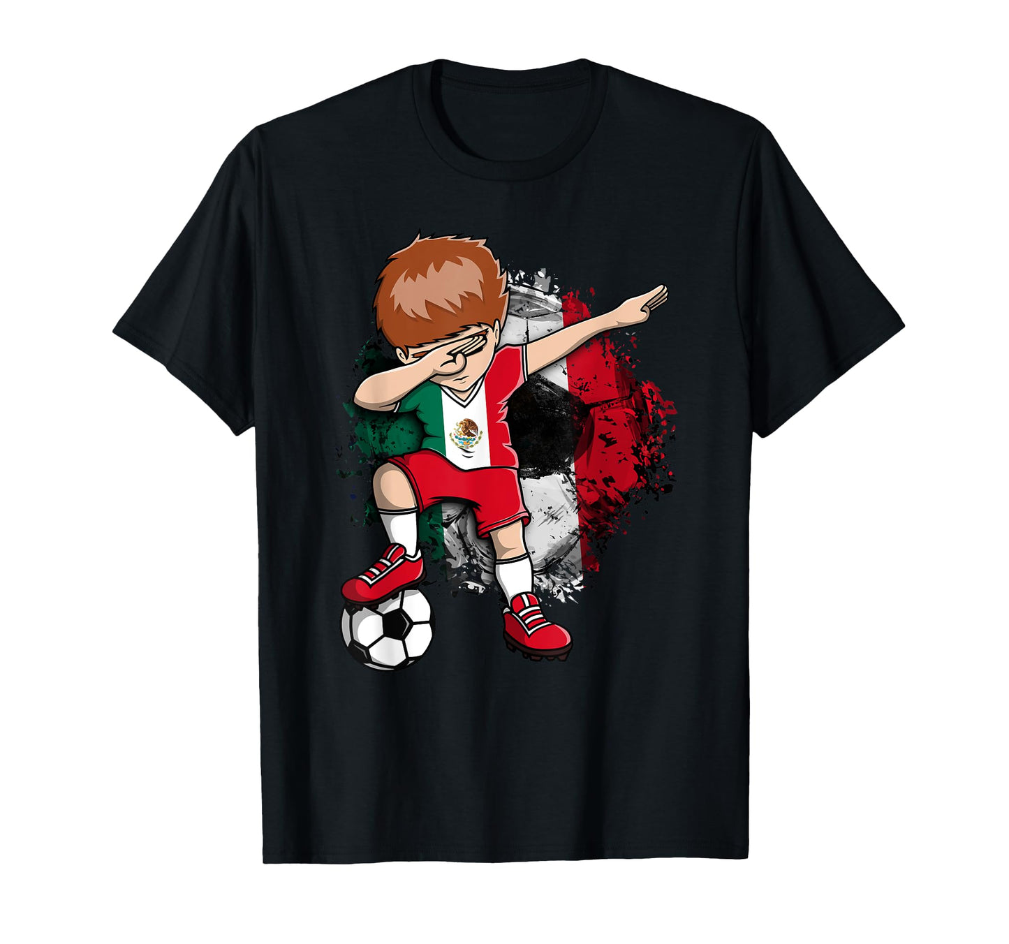 Dabbing Soccer Mexico Jersey Mexican T-Shirt - Minimalist Print Men Women - T-Shirt, Sweatshirt, Hoodie