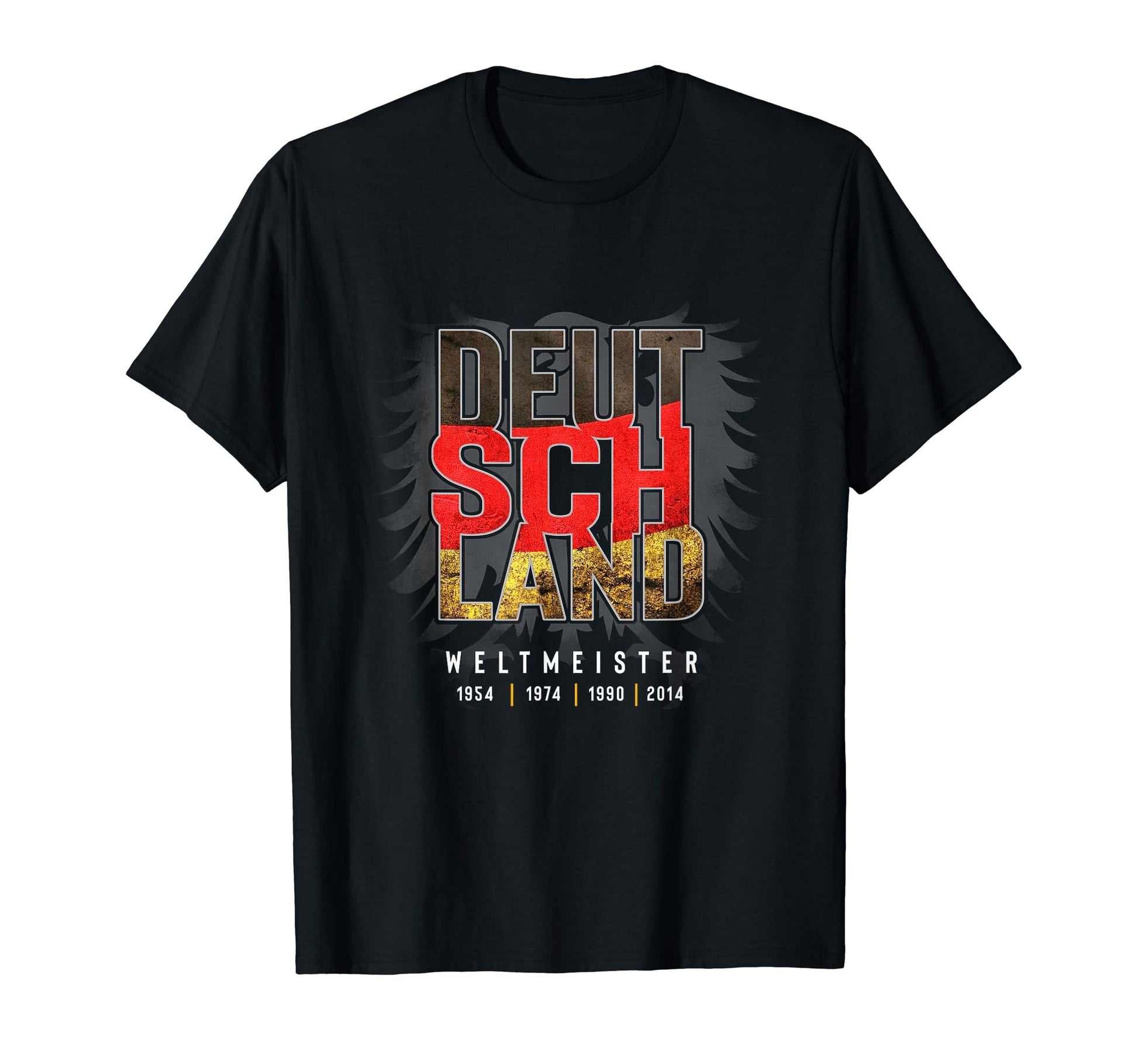 Deutschland Weltmeister Germany Flag T-Shirt - Minimalist Print Men Women - T-Shirt, Sweatshirt, Hoodie