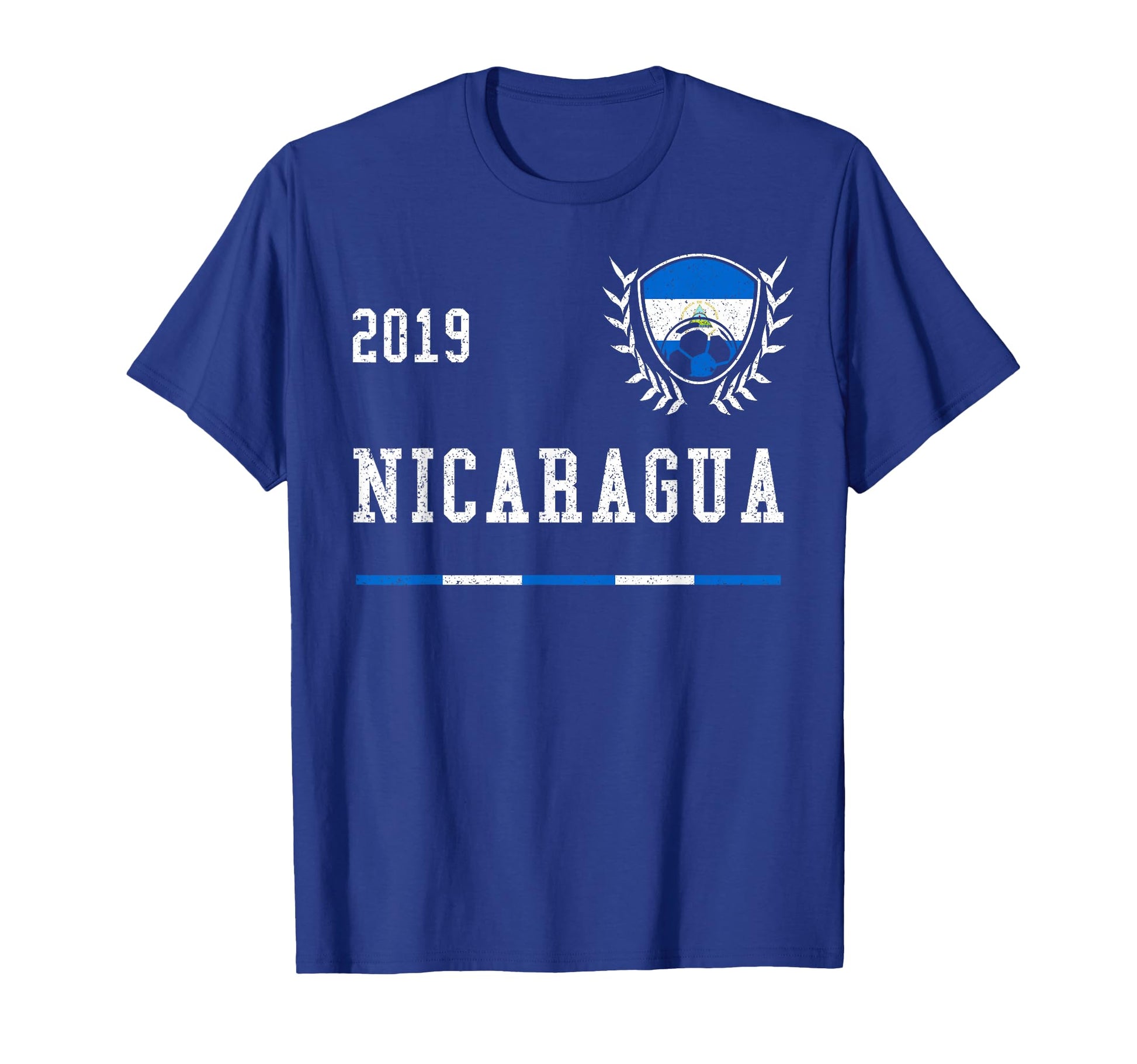 Nicaragua Football Jersey 2019 T-Shirt - Minimalist Print Men Women - T-Shirt, Sweatshirt, Hoodie