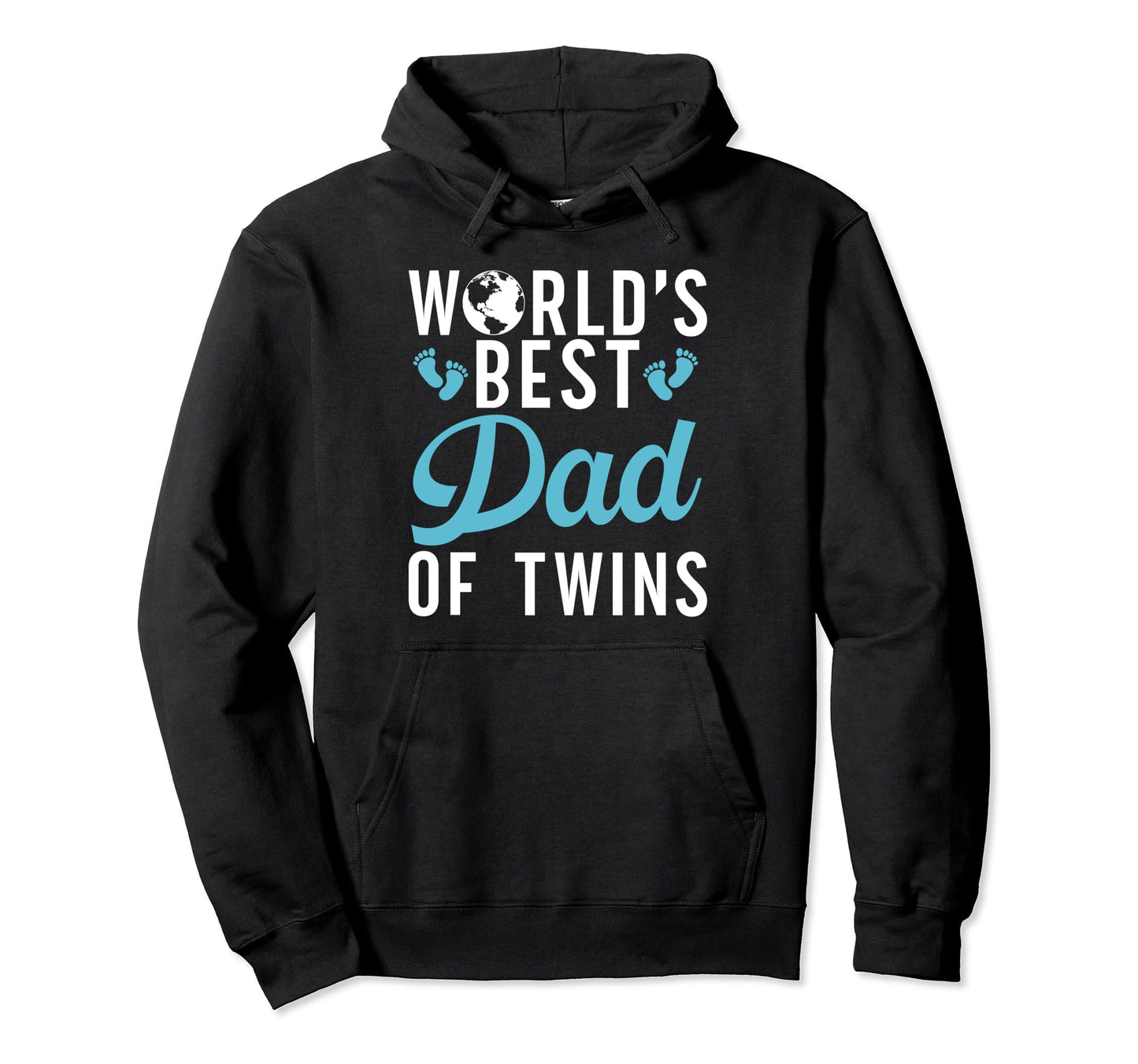 Worlds Best Dad Twins Funny Twin Dad Hoodie - Streetwear Style for Adults - T-Shirt, Sweatshirt, Hoodie