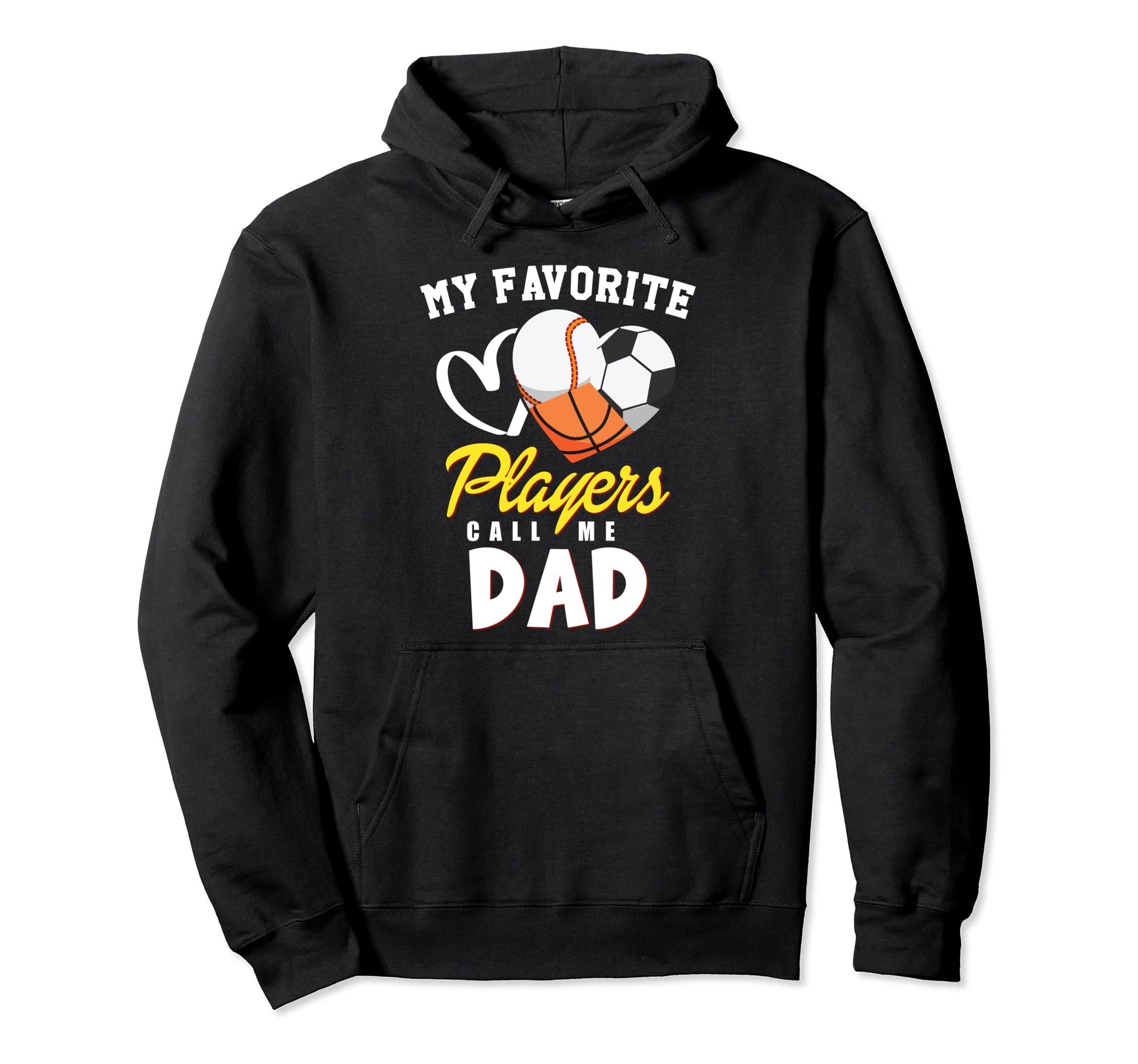 My Favorite Players Baseball Soccer Hoodie - Graphic Print Men Women - T-Shirt, Sweatshirt, Hoodie