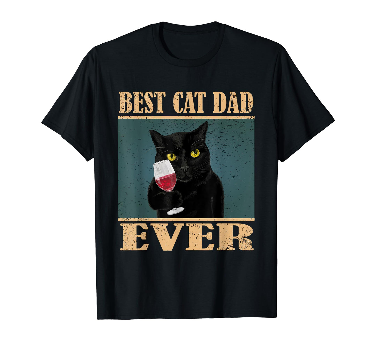 Mens Best Cat Dad Ever T-Shirt - Aesthetic Graphic Men Women - T-Shirt, Sweatshirt, Hoodie