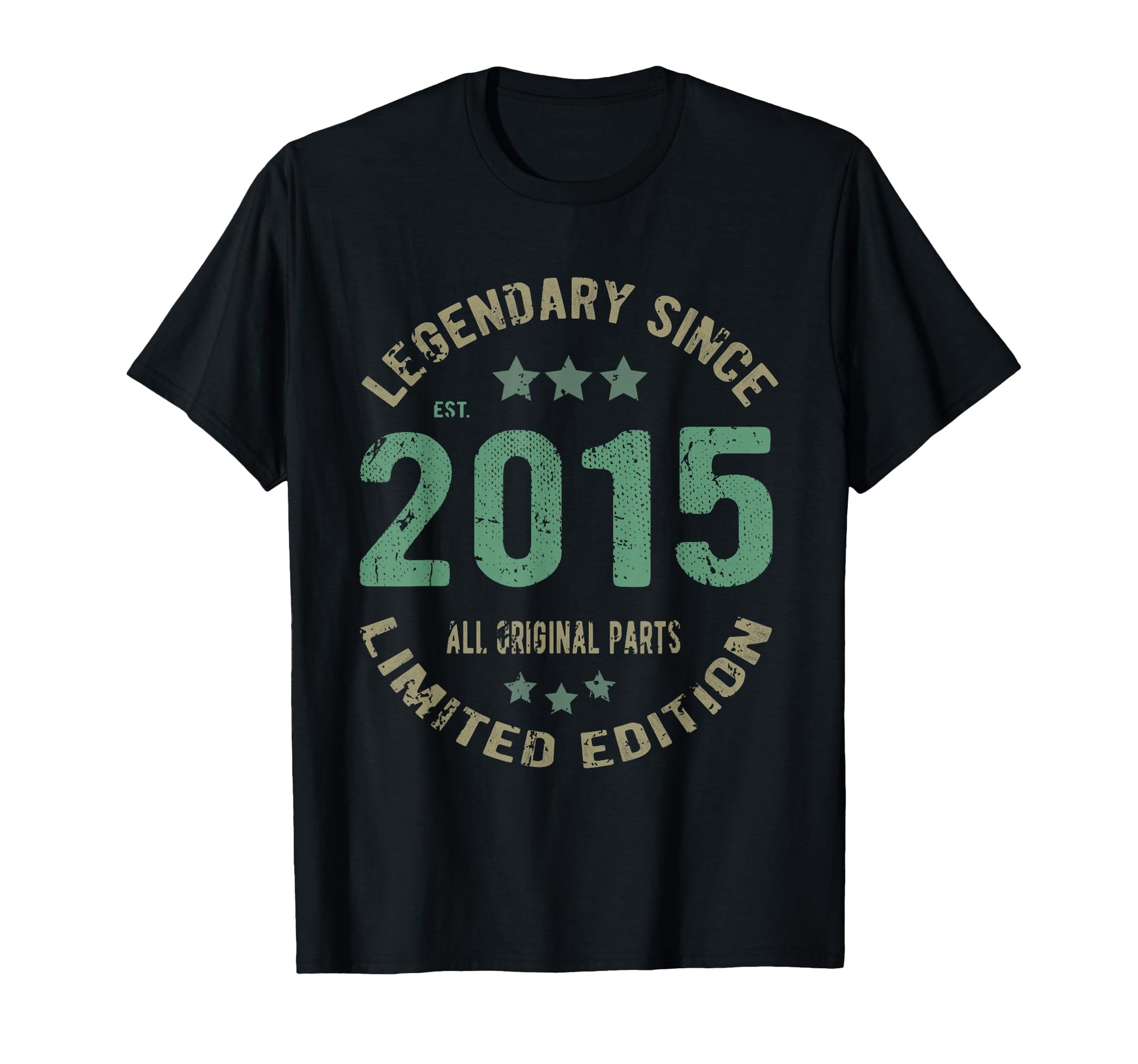 11 Years Old Bday Legend Since 2015 T-Shirt - Trendy Graphic Men Women - T-Shirt, Sweatshirt, Hoodie