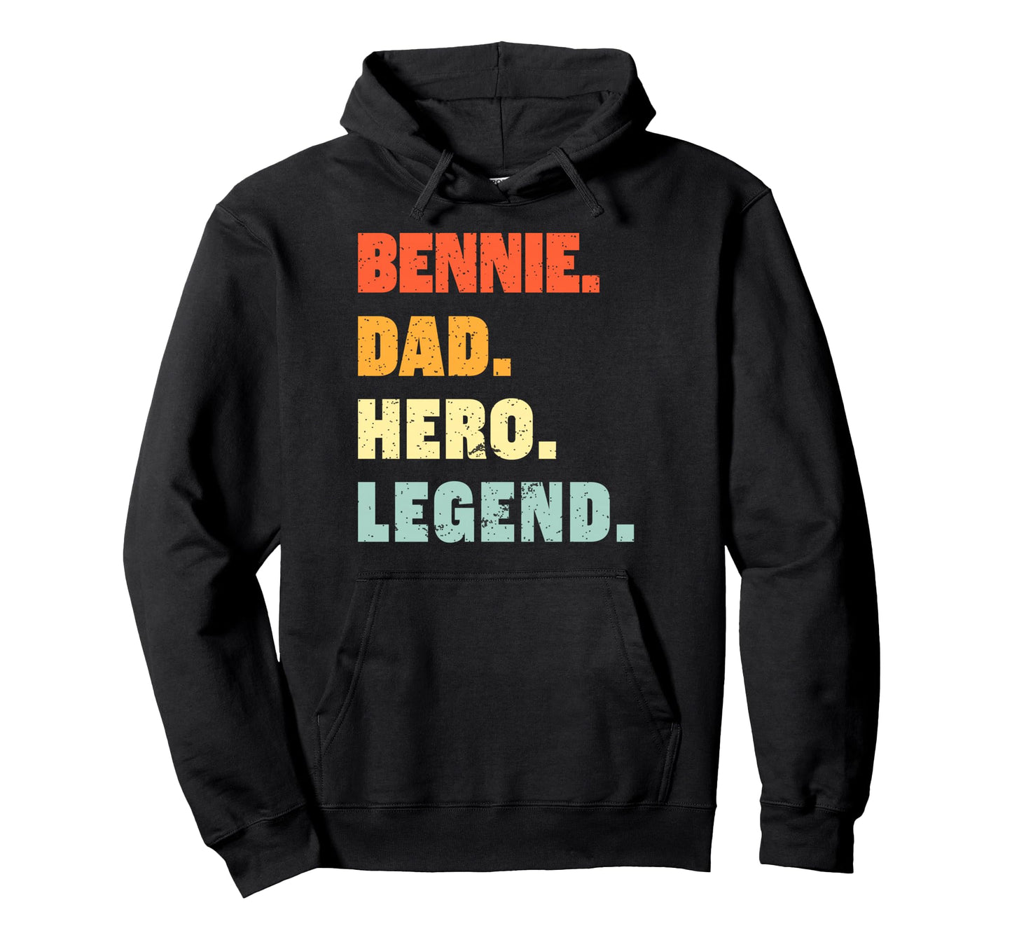 Bennie Dad Hero Legend Personalized Hoodie - Unique Graphic for Adults - T-Shirt, Sweatshirt, Hoodie