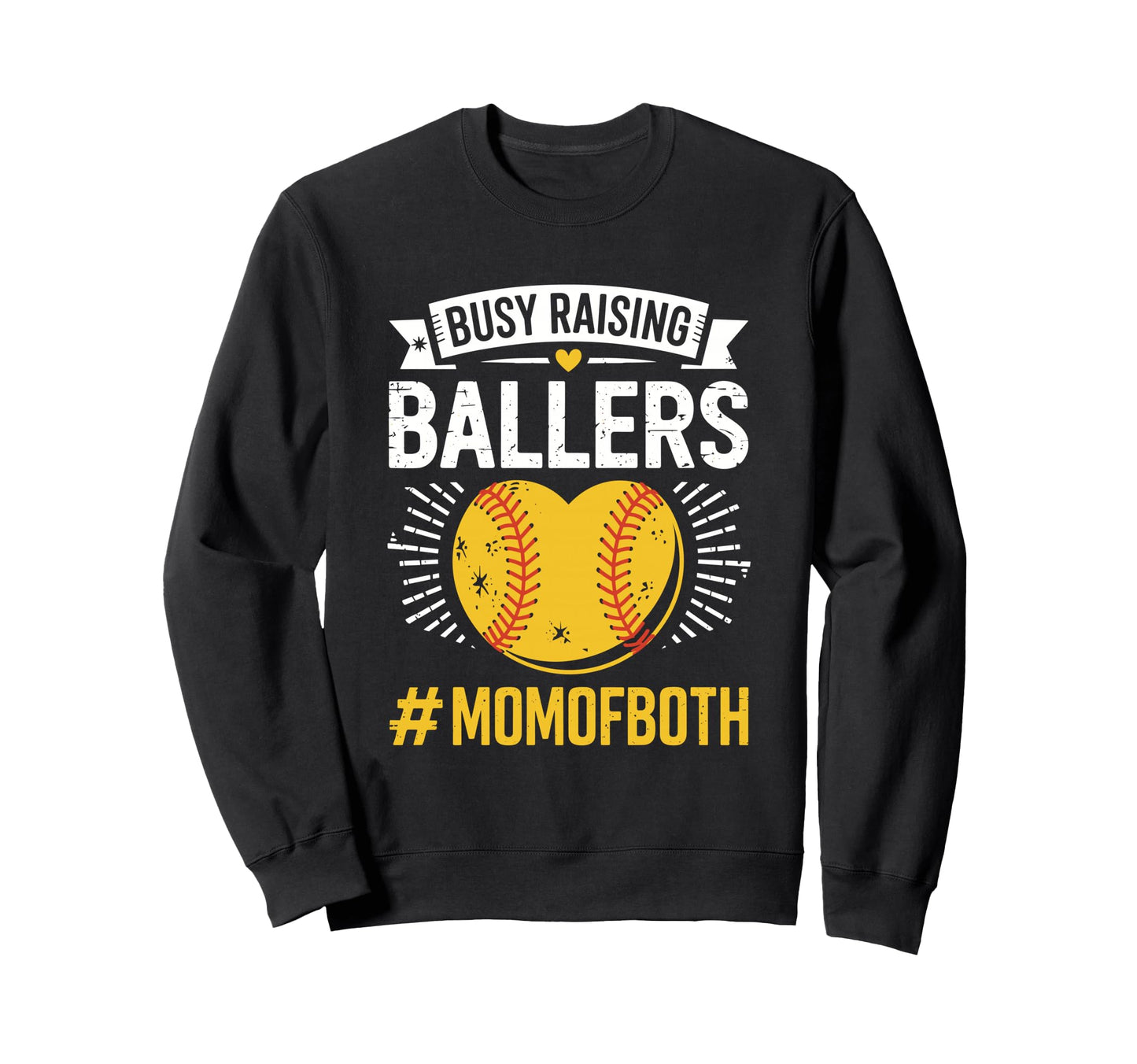 Softball Sports Player Busy Sweatshirt - Minimalist Print for Adults - T-Shirt, Sweatshirt, Hoodie