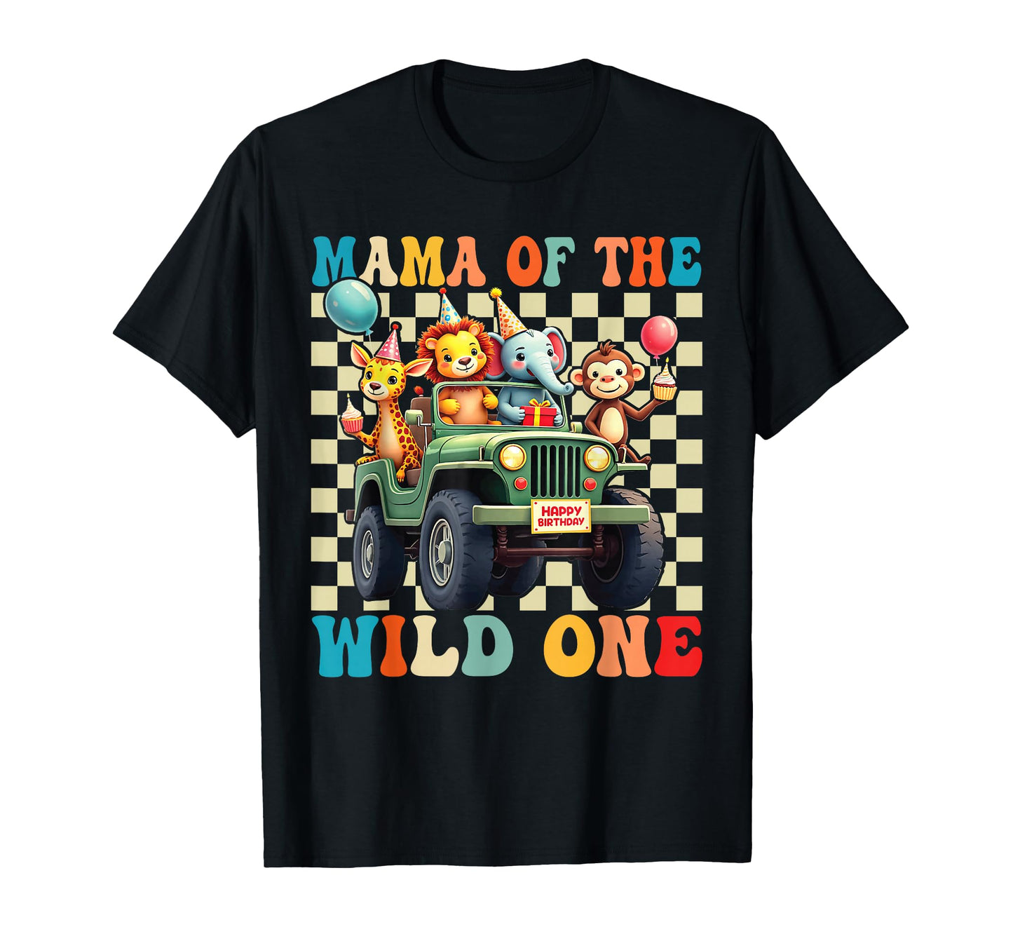 Mama Wild One 1St Birthday Safari T-Shirt - Novelty Apparel Men Women - T-Shirt, Sweatshirt, Hoodie