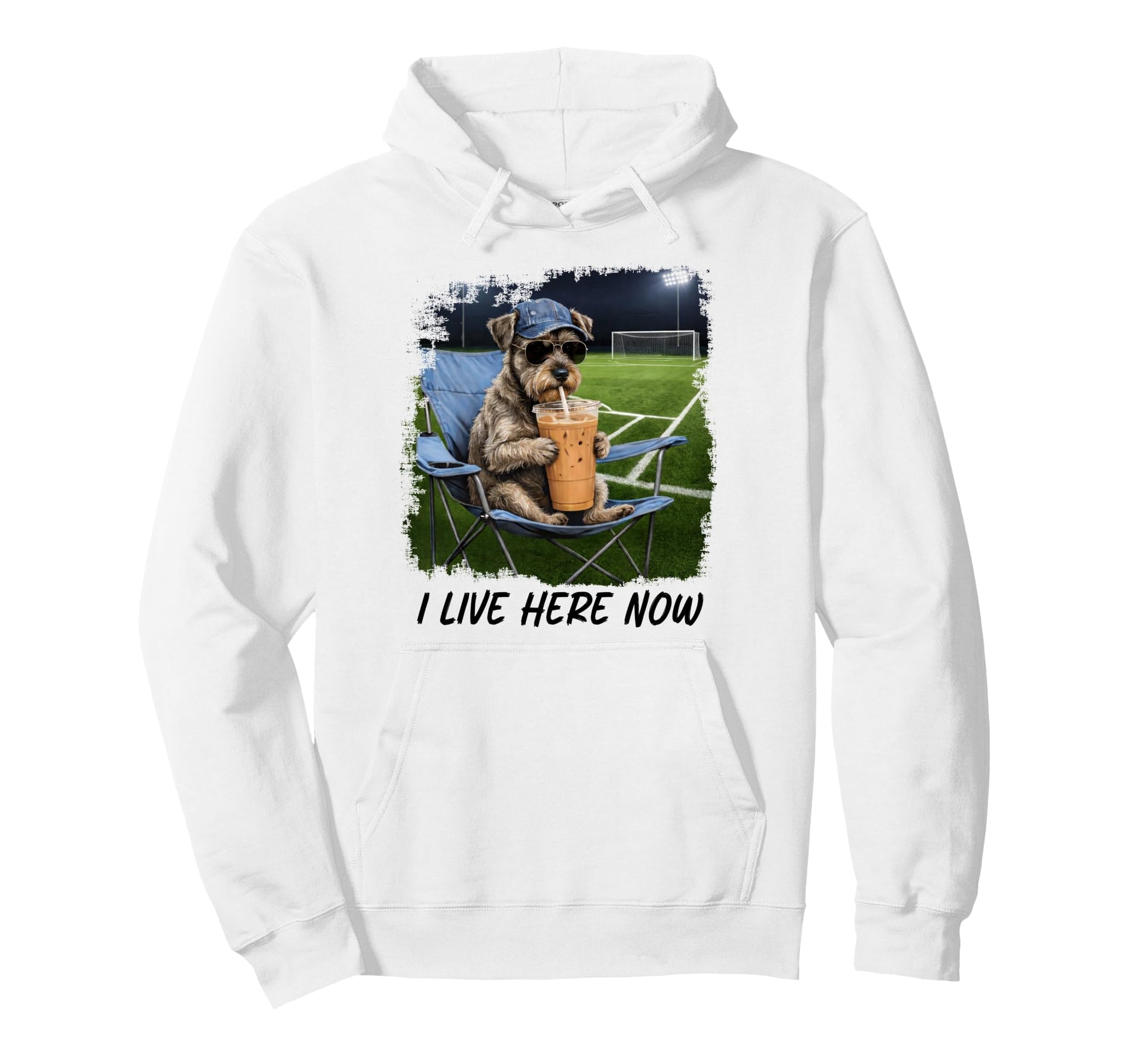 Soccer Dad I Live Here Now Soccer Mom Hoodie - Aesthetic Graphic Men Women - T-Shirt, Sweatshirt, Hoodie