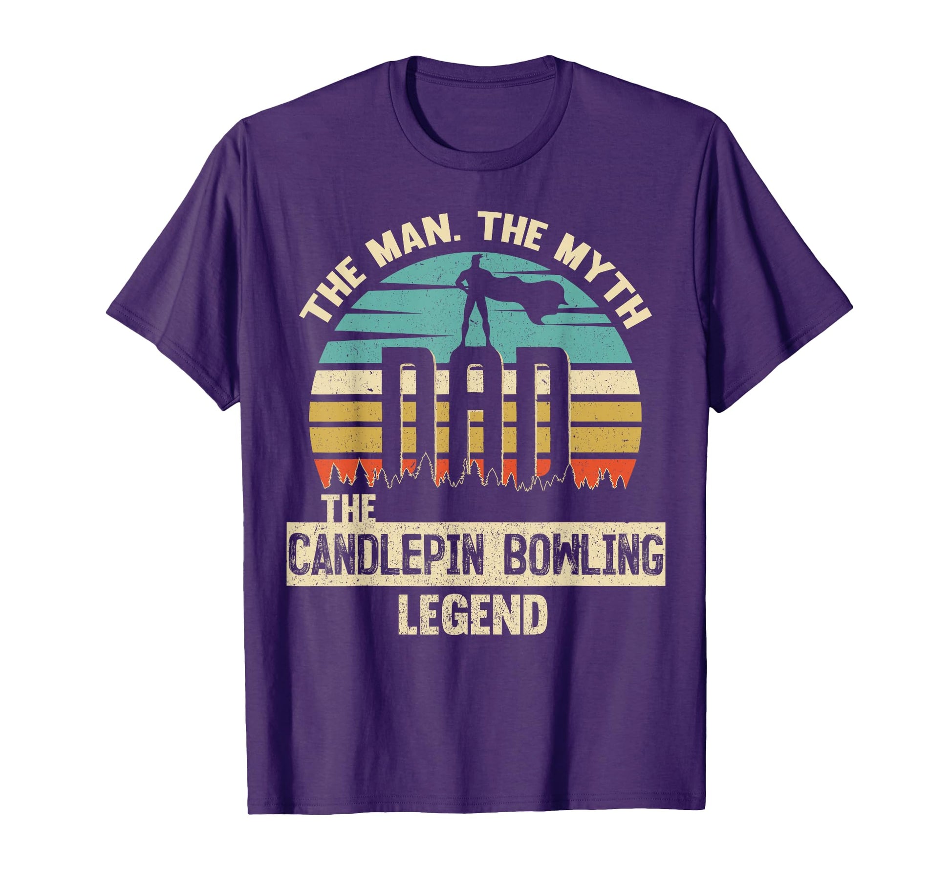 Myth Legend Dad Candlepin Bowling T-Shirt - Novelty Apparel for Adults - T-Shirt, Sweatshirt, Hoodie