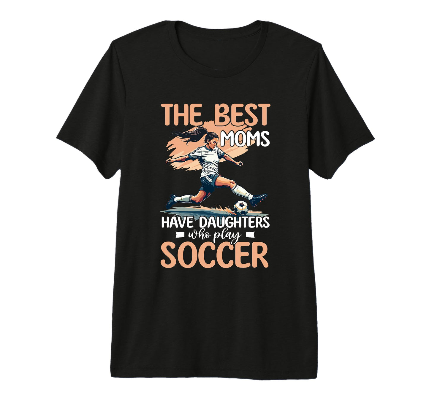 Soccer Mom Mommy Tri Blend T-Shirt - Custom Art Print for Adults - T-Shirt, Sweatshirt, Hoodie