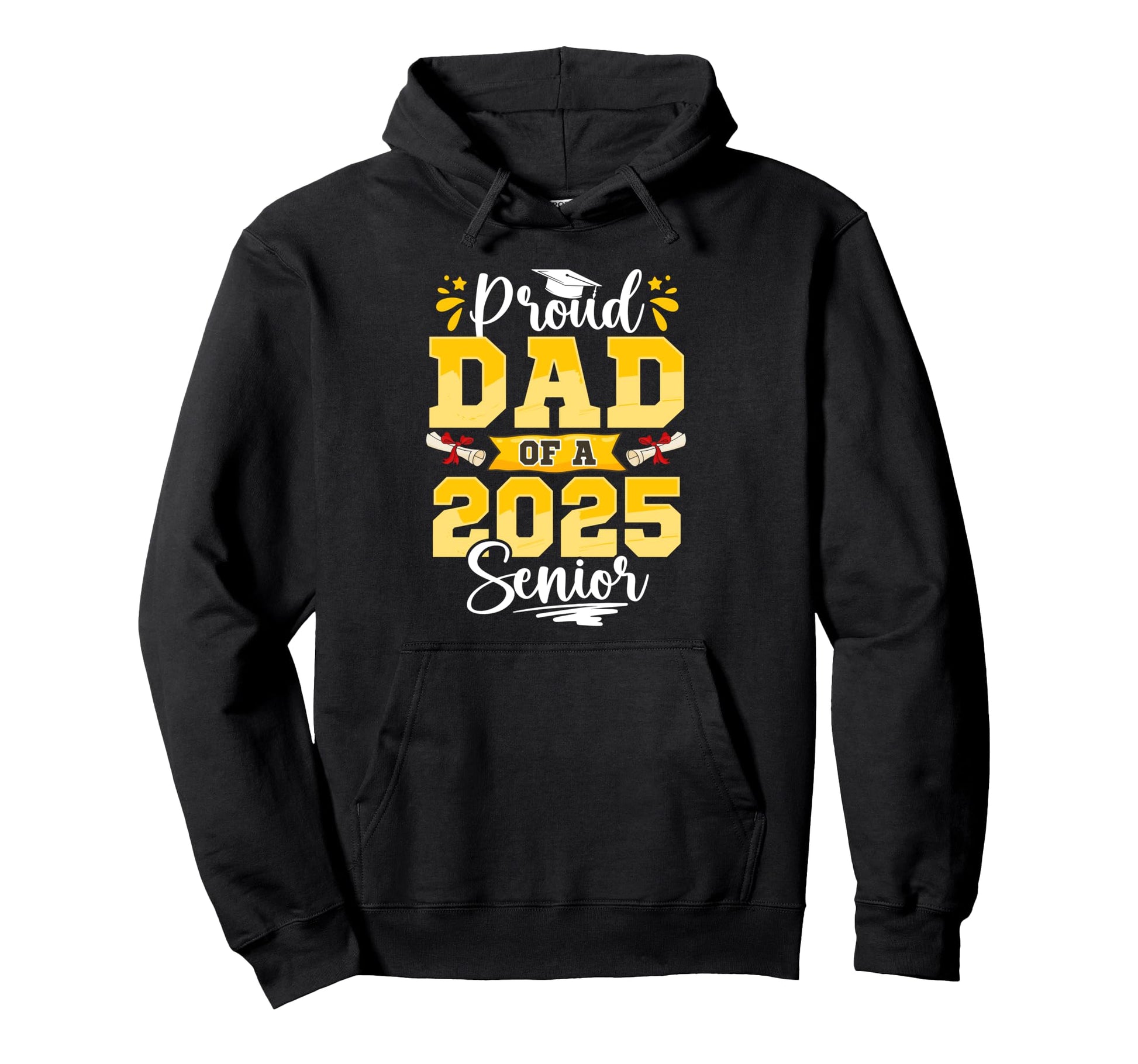 Proud Dad 2025 Senior Graduate 2025 Hoodie - Aesthetic Graphic Men Women - T-Shirt, Sweatshirt, Hoodie