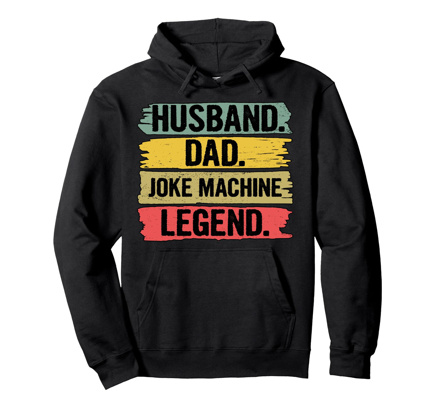 Husband Dad Joke Machine Legend Fathers Hoodie - Graphic Print for Adults - T-Shirt, Sweatshirt, Hoodie