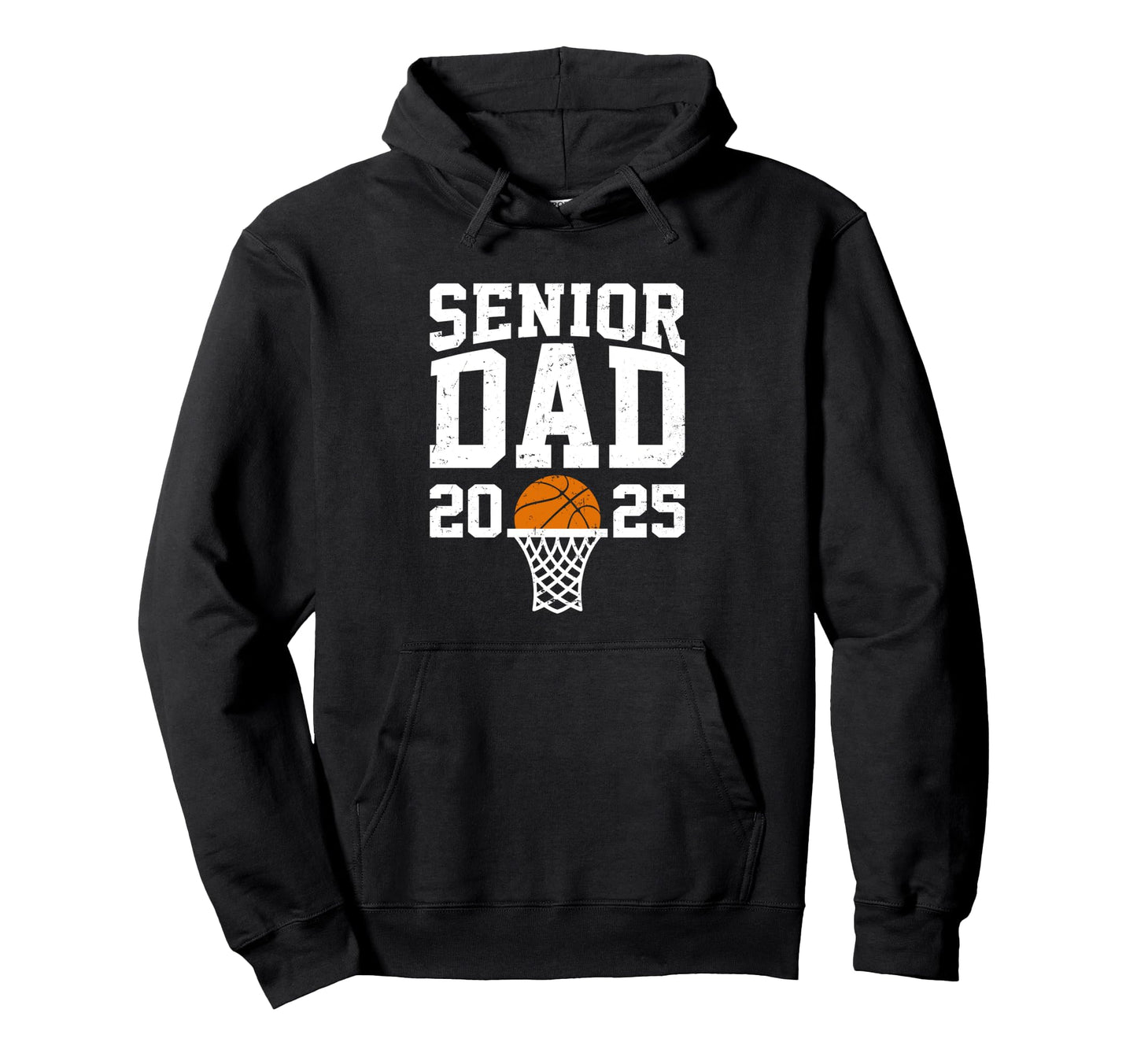 Proud Dad 2025 Senior Graduate Basketball Hoodie - Aesthetic Graphic Unisex - T-Shirt, Sweatshirt, Hoodie