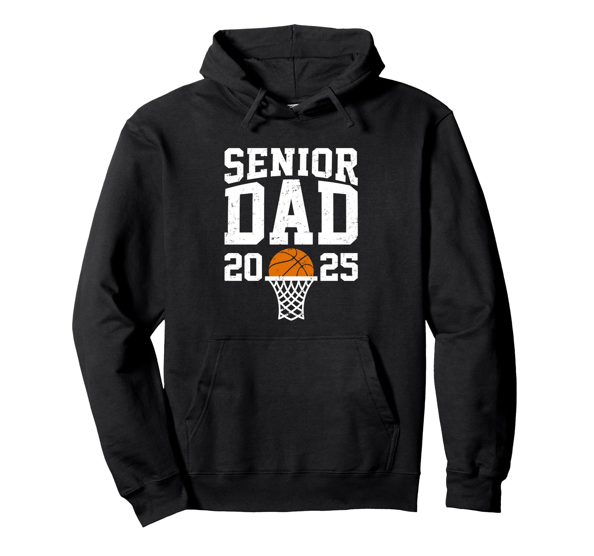 Proud Dad 2025 Senior Graduate Basketball Hoodie - Aesthetic Graphic Unisex - T-Shirt, Sweatshirt, Hoodie