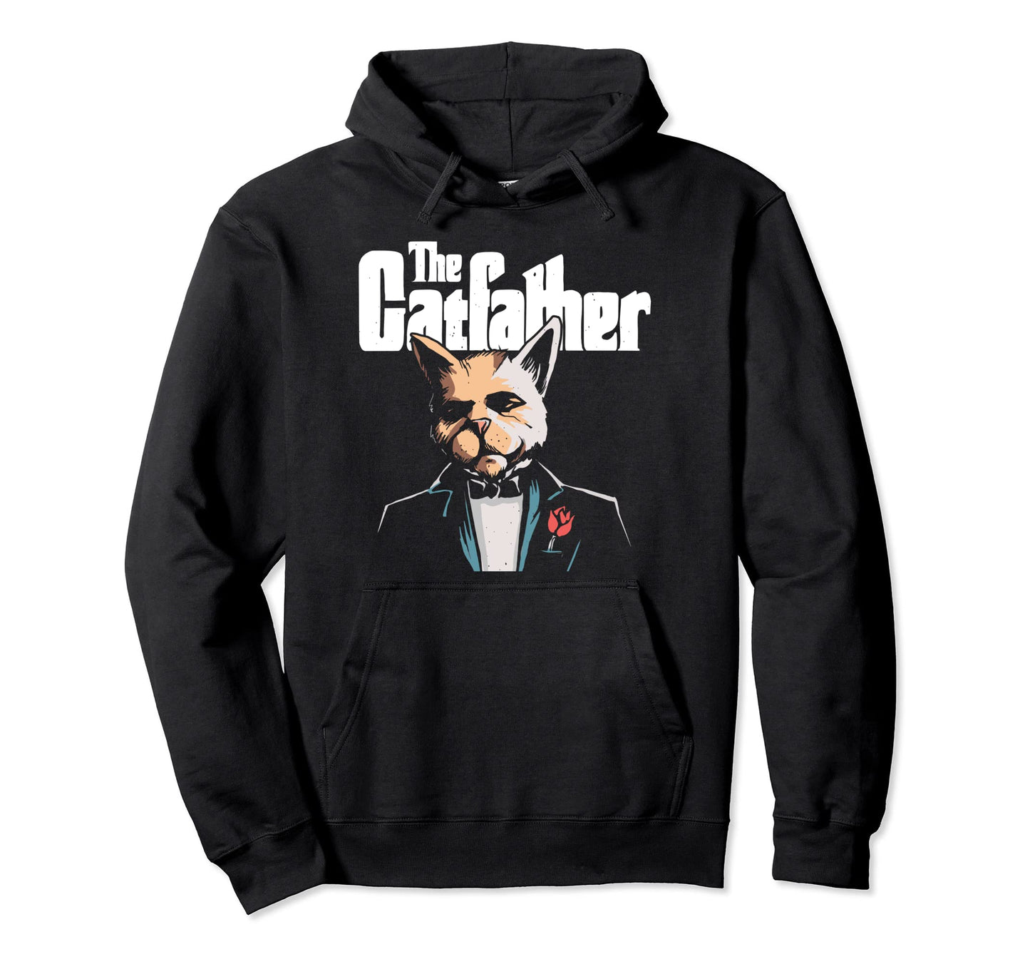 Cat Father Catfather Hoodie - Novelty Apparel Unisex - T-Shirt, Sweatshirt, Hoodie