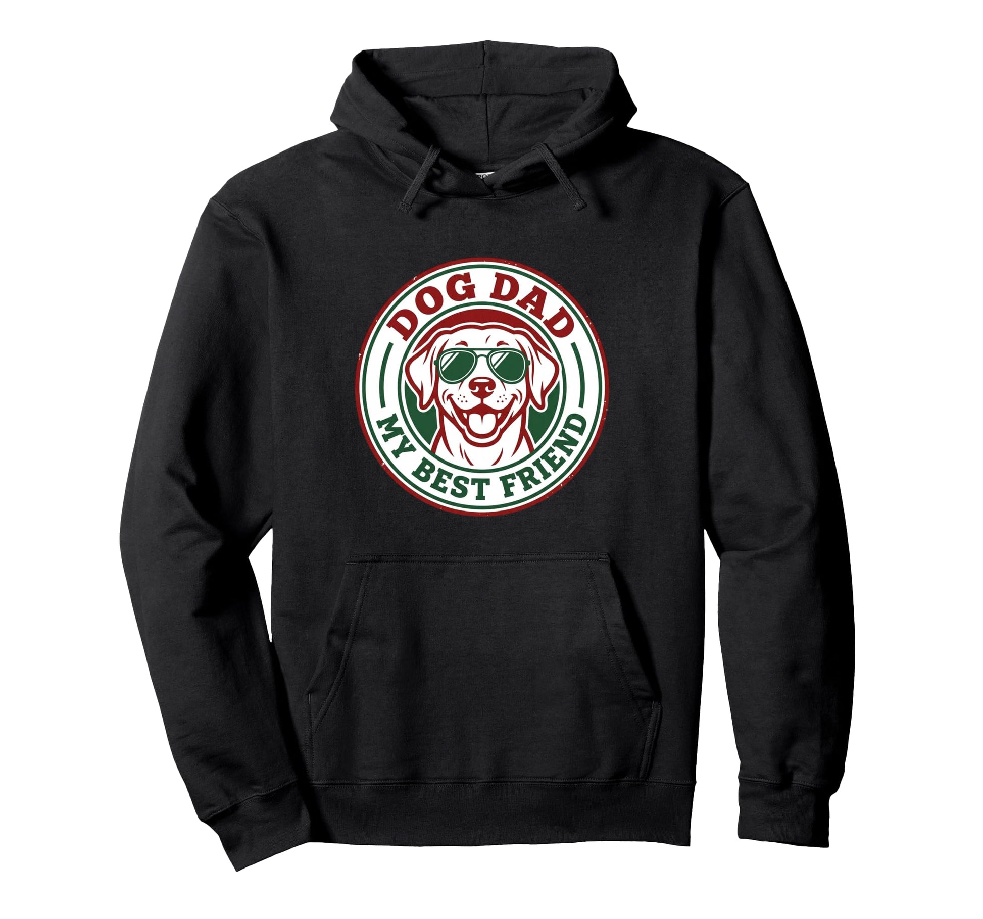 Dog Dad Fun Hoodie - Casual Everyday Wear Men Women - T-Shirt, Sweatshirt, Hoodie