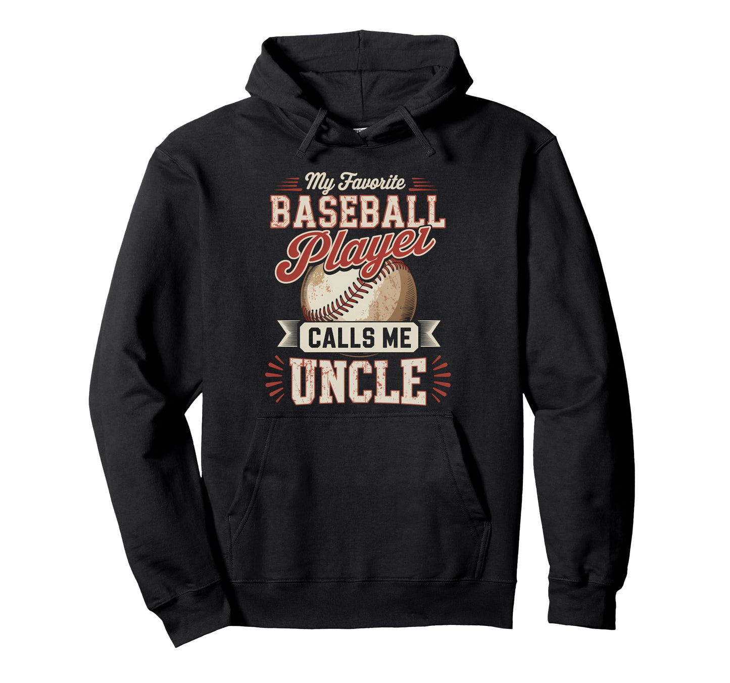 My Favorite Baseball Player Calls Me Hoodie - Minimalist Print for Adults - T-Shirt, Sweatshirt, Hoodie