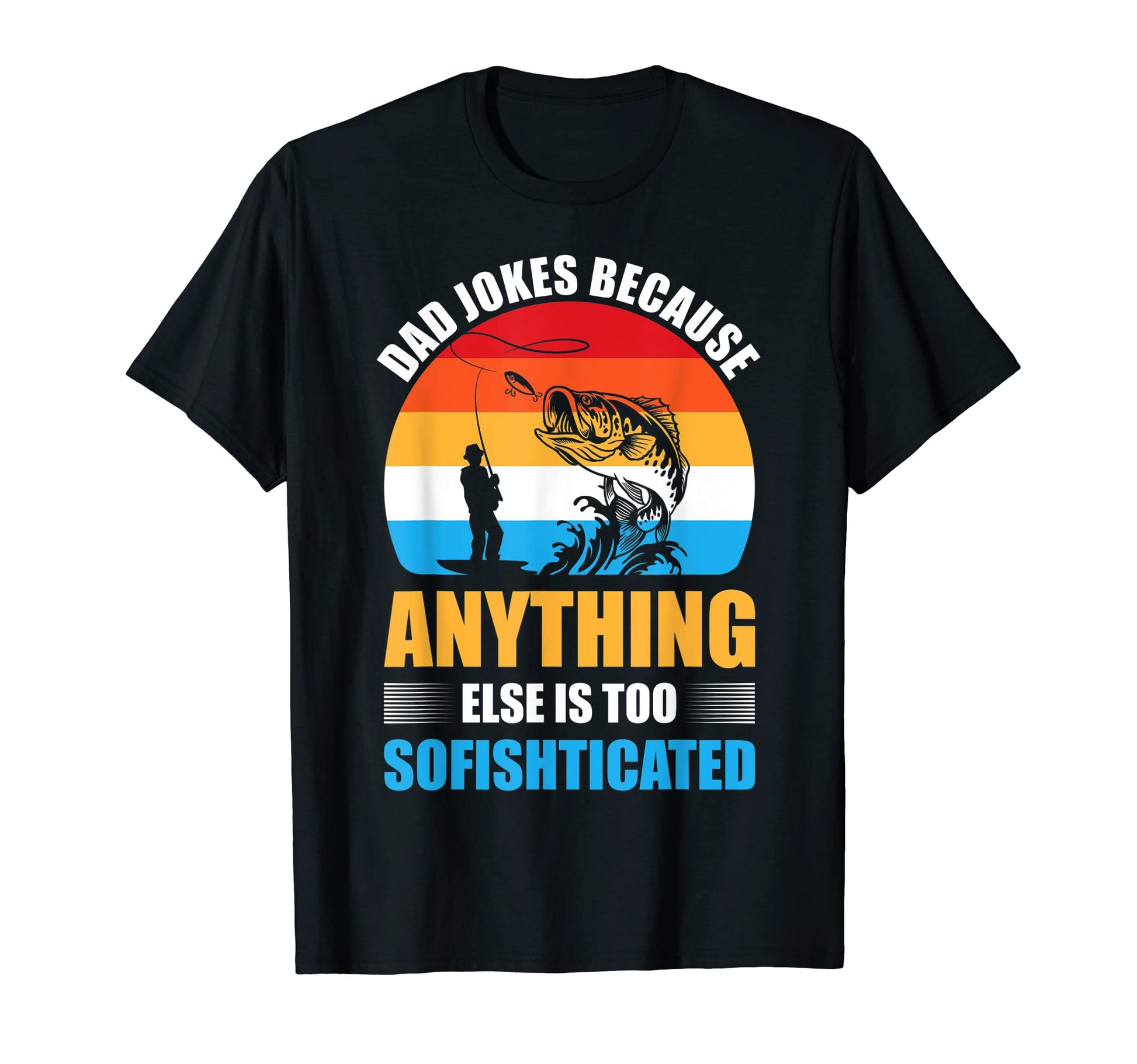 Grandpa Daddy Bass Fish Sweatshirt - Trendy Graphic for Adults - T-Shirt, Sweatshirt, Hoodie