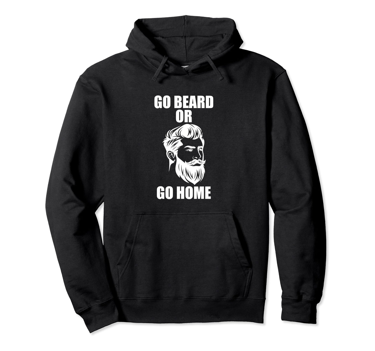 Bearded Guy Funny Beard Lover Mustache I Hoodie - Custom Art Print Unisex - T-Shirt, Sweatshirt, Hoodie