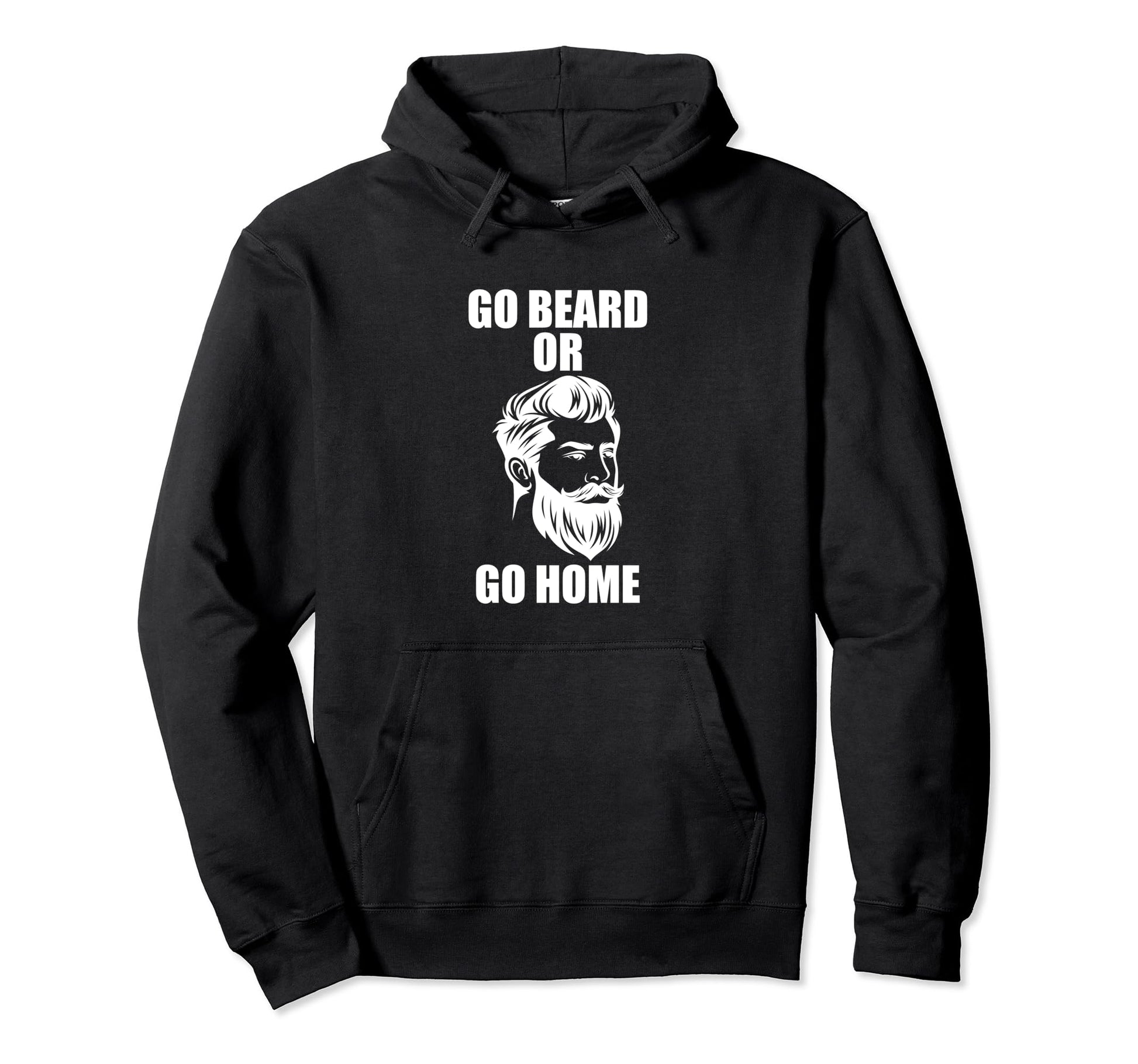 Bearded Guy Funny Beard Lover Mustache I Hoodie - Custom Art Print Unisex - T-Shirt, Sweatshirt, Hoodie