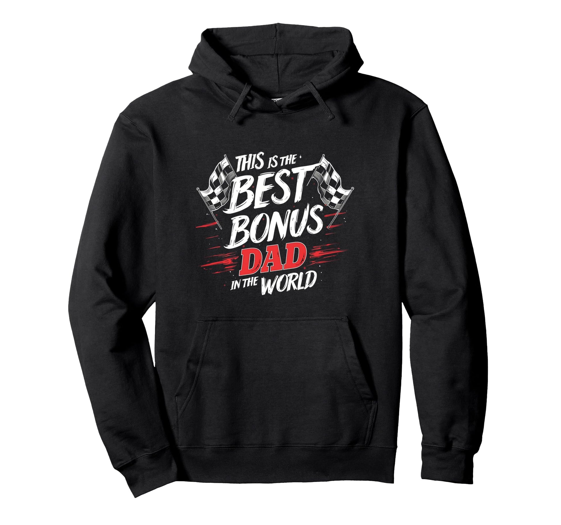 Best Bonus Dad Birthday Wedding Gift Hoodie - Graphic Print Unisex - T-Shirt, Sweatshirt, Hoodie