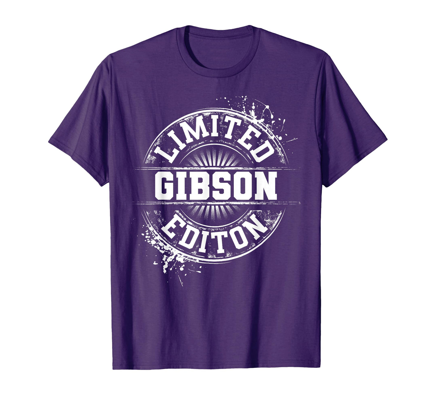 Gibson Personalized Last Name Custom T-Shirt - Unique Graphic for Adults - T-Shirt, Sweatshirt, Hoodie