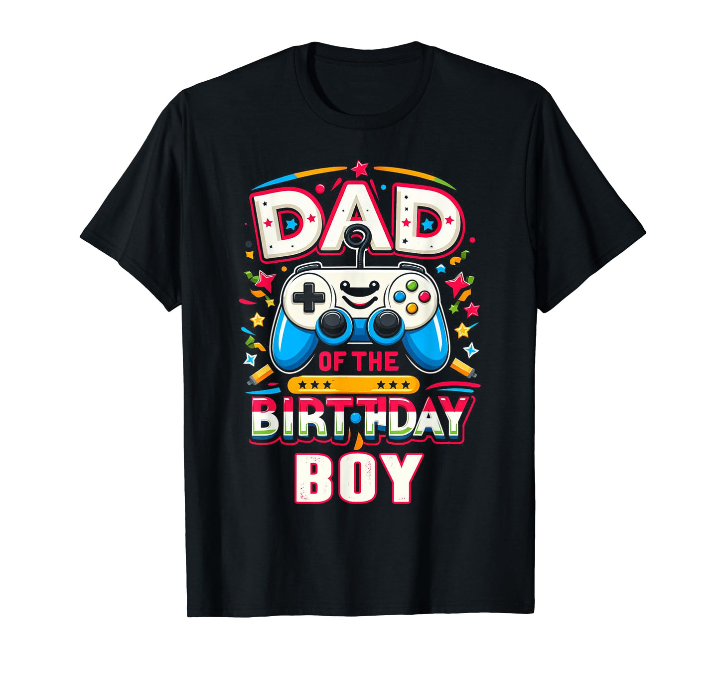 Dad Birthday Matching Video Gamer T-Shirt - Novelty Apparel for Adults - T-Shirt, Sweatshirt, Hoodie
