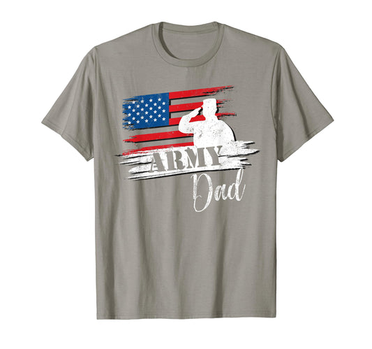 Army Dad Proud Us Army Patriotic T-Shirt - Fun Novelty Design Men Women - T-Shirt, Sweatshirt, Hoodie