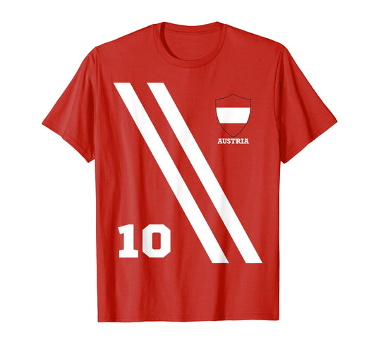 Austria Soccer Football 2020 T-Shirt - Fun Novelty Design for Adults - T-Shirt, Sweatshirt, Hoodie