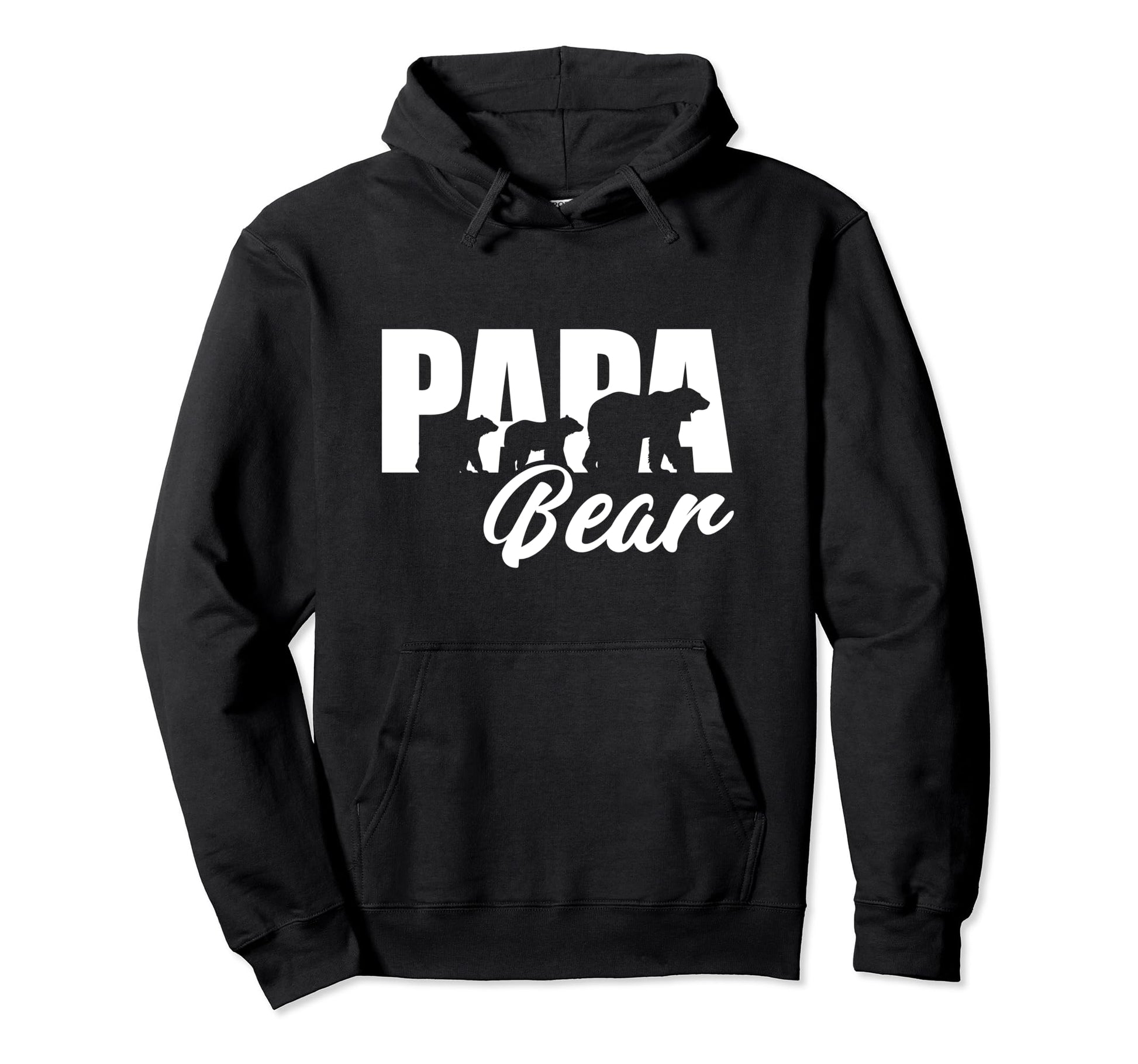 Funny Dad Papa Bear Fathers Day Hoodie - Novelty Apparel Men Women - T-Shirt, Sweatshirt, Hoodie