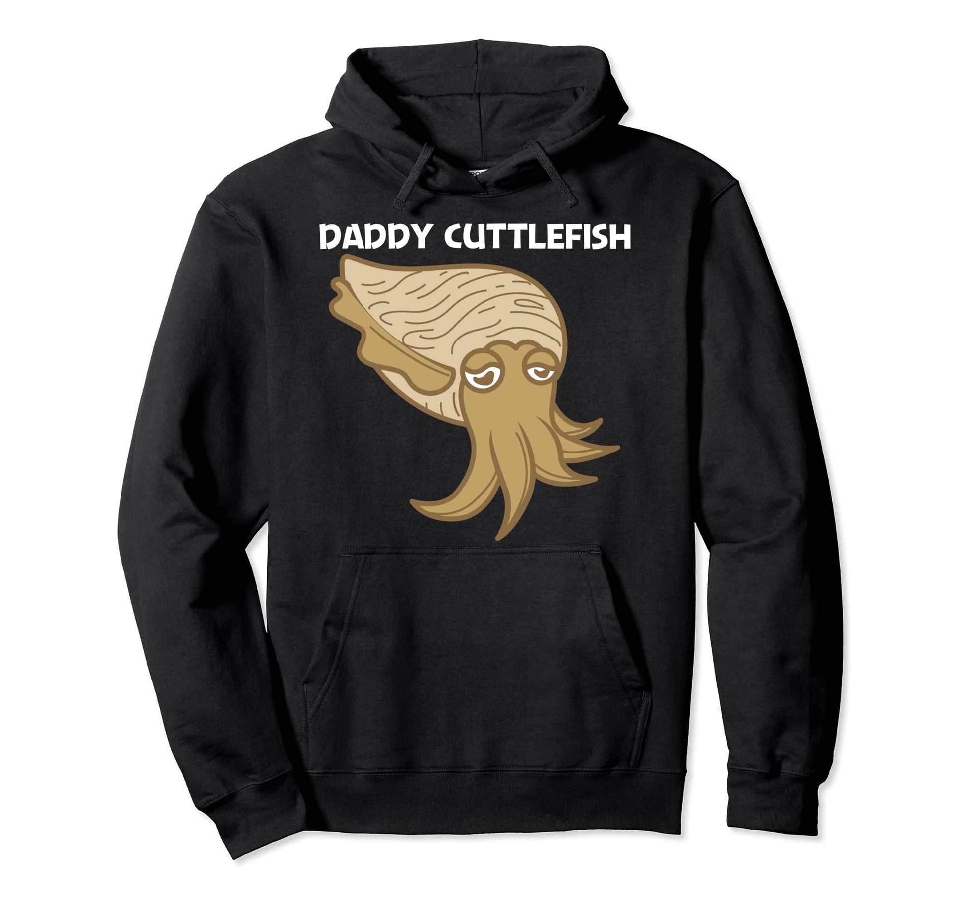 Funny Cuttlefish Dad Sea Creature Animal Hoodie - Minimalist Print Unisex - T-Shirt, Sweatshirt, Hoodie