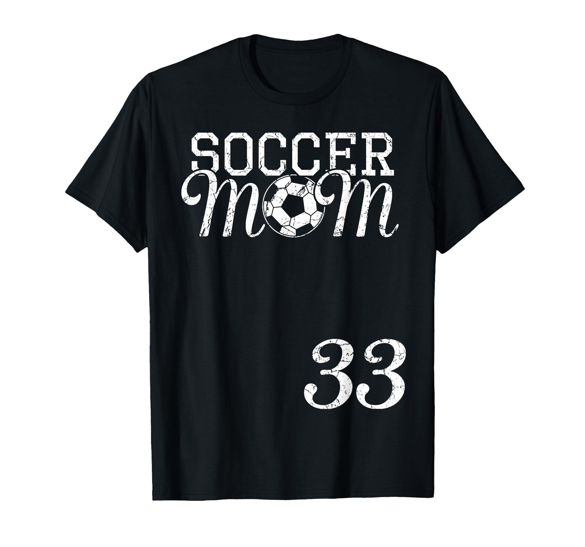 Soccer Mom Jersey Number 33 Favorite T-Shirt - Aesthetic Graphic Unisex - T-Shirt, Sweatshirt, Hoodie