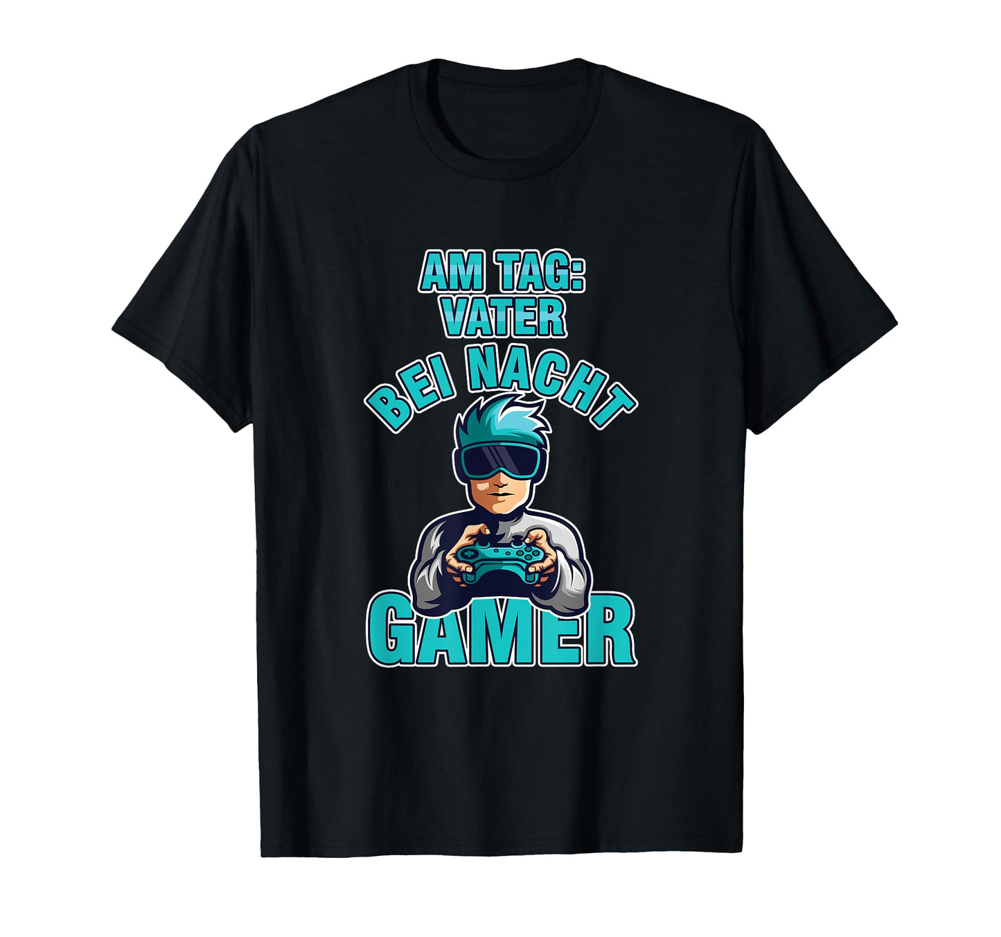 Father Gamer Gamer Dad Gaming Console T-Shirt - Fun Novelty Design Unisex - T-Shirt, Sweatshirt, Hoodie