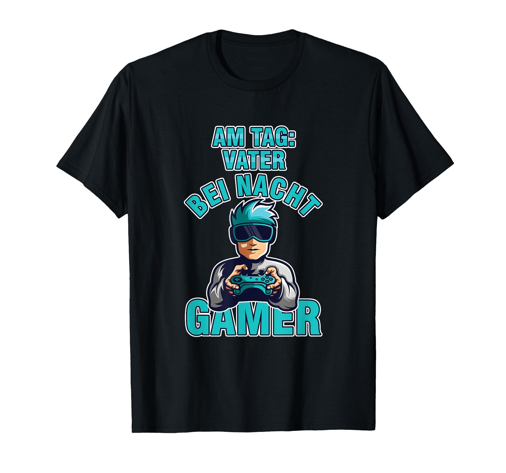 Father Gamer Gamer Dad Gaming Console T-Shirt - Fun Novelty Design Unisex - T-Shirt, Sweatshirt, Hoodie