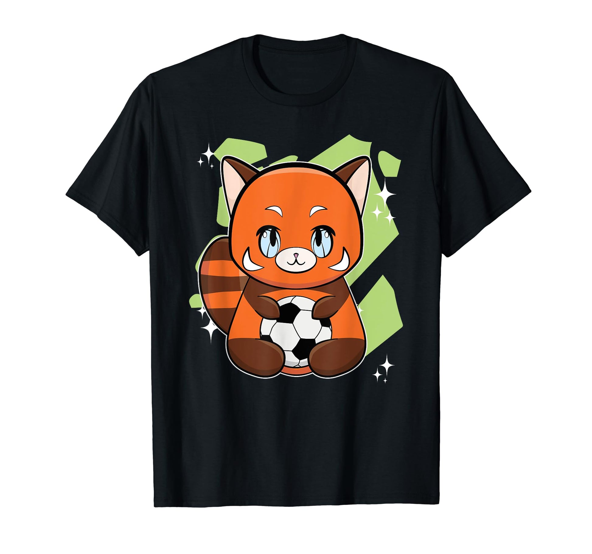 Red Panda Playing Soccer T-Shirt - Unique Graphic Unisex - T-Shirt, Sweatshirt, Hoodie