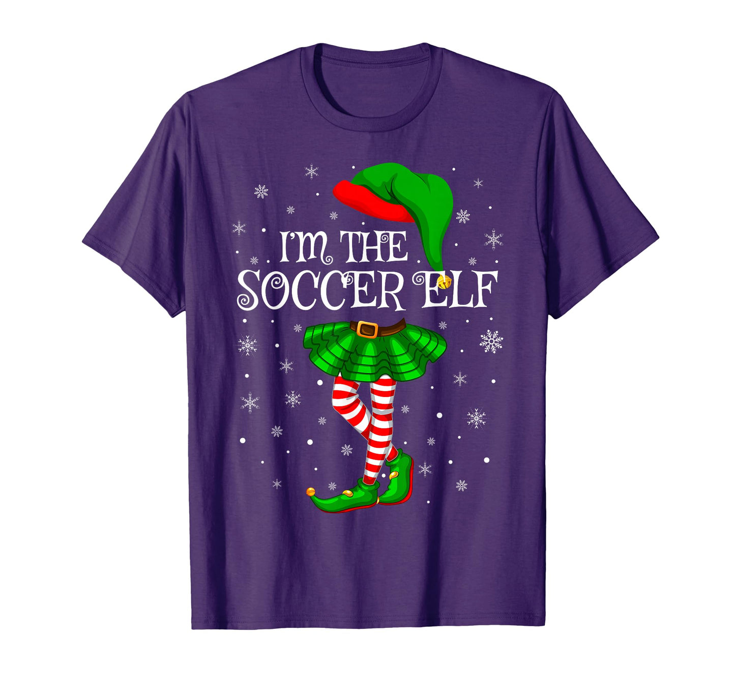 Family Matching Im Soccer Elf T-Shirt - Custom Art Print Men Women - T-Shirt, Sweatshirt, Hoodie