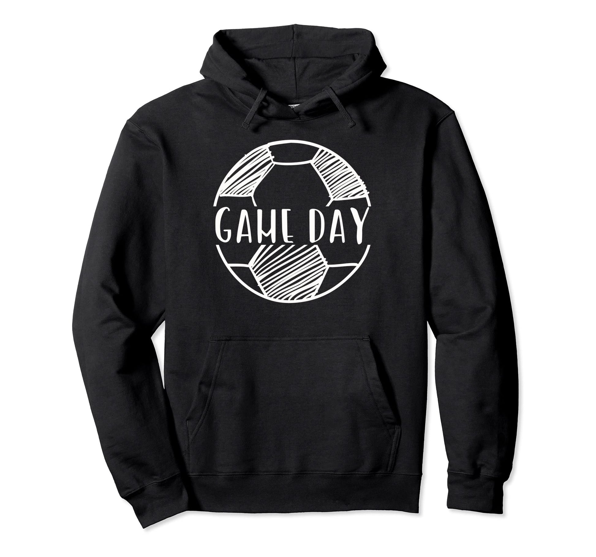 Soccer Game Day Sports Love Soccer Hoodie - Unique Graphic Unisex - T-Shirt, Sweatshirt, Hoodie