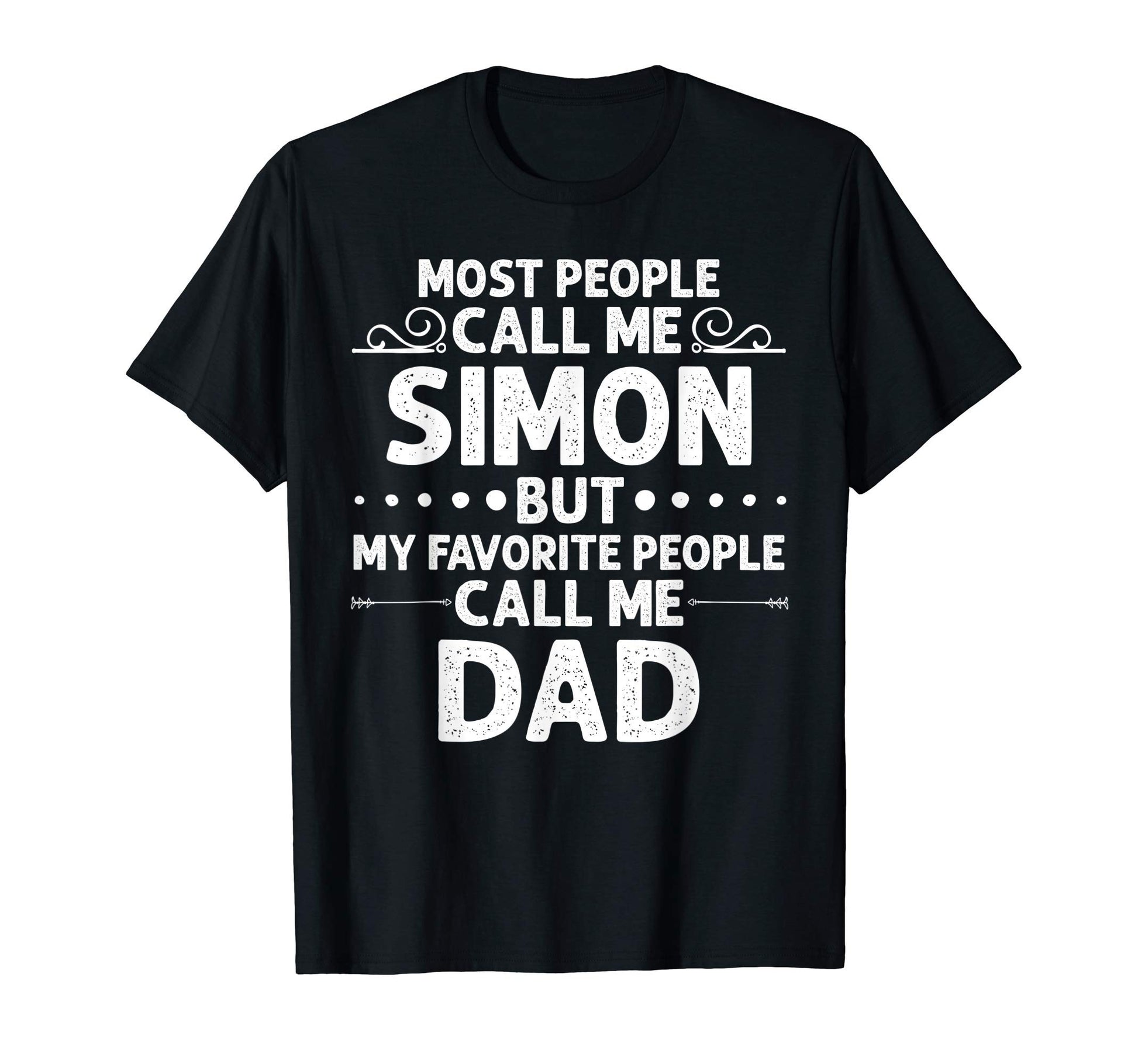 Simon Gift Name Funny Fathers Day T-Shirt - Custom Art Print Men Women - T-Shirt, Sweatshirt, Hoodie
