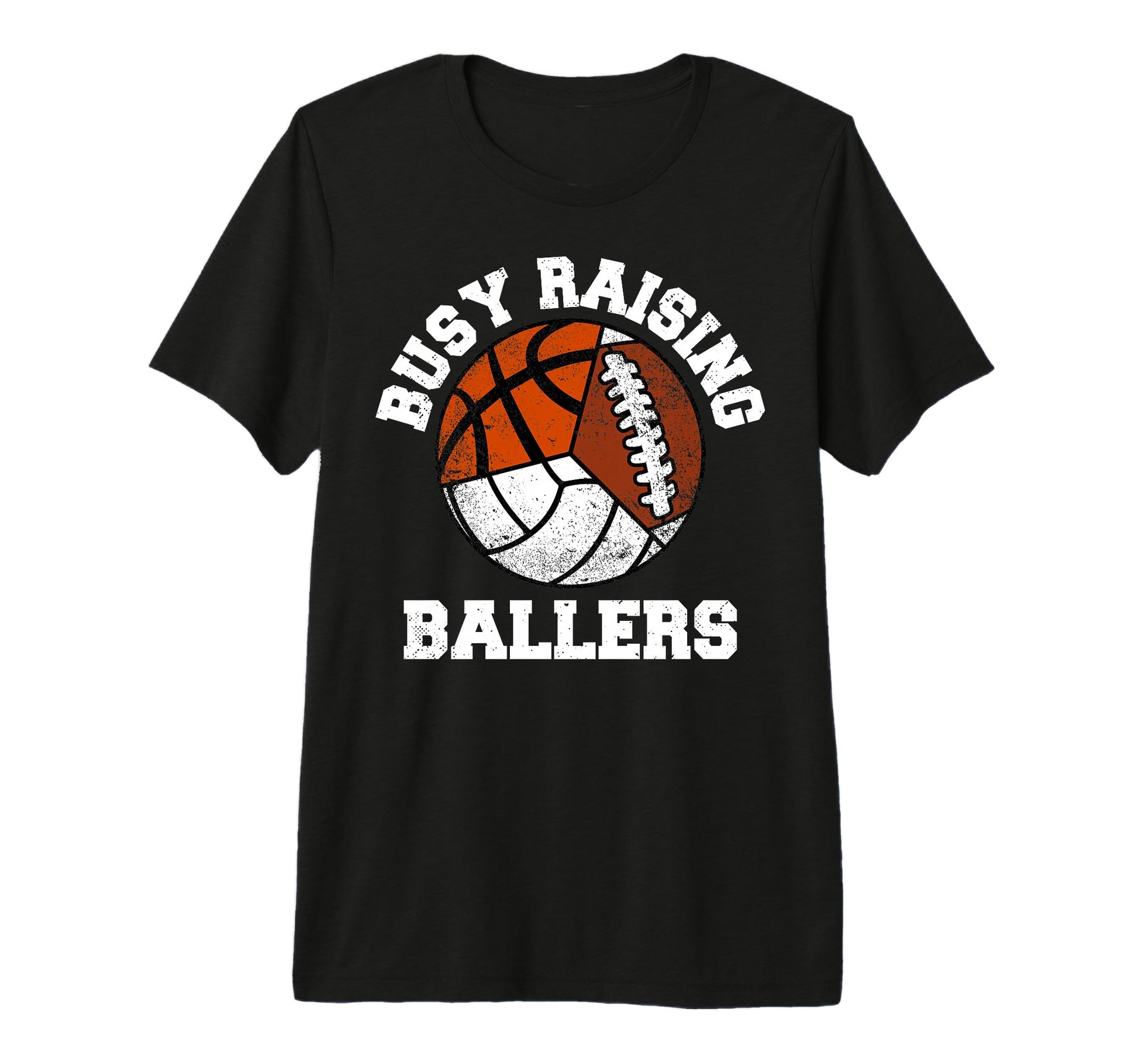 Busy Raising Ballers Volleyball T-Shirt - Casual Everyday Wear Men Women - T-Shirt, Sweatshirt, Hoodie