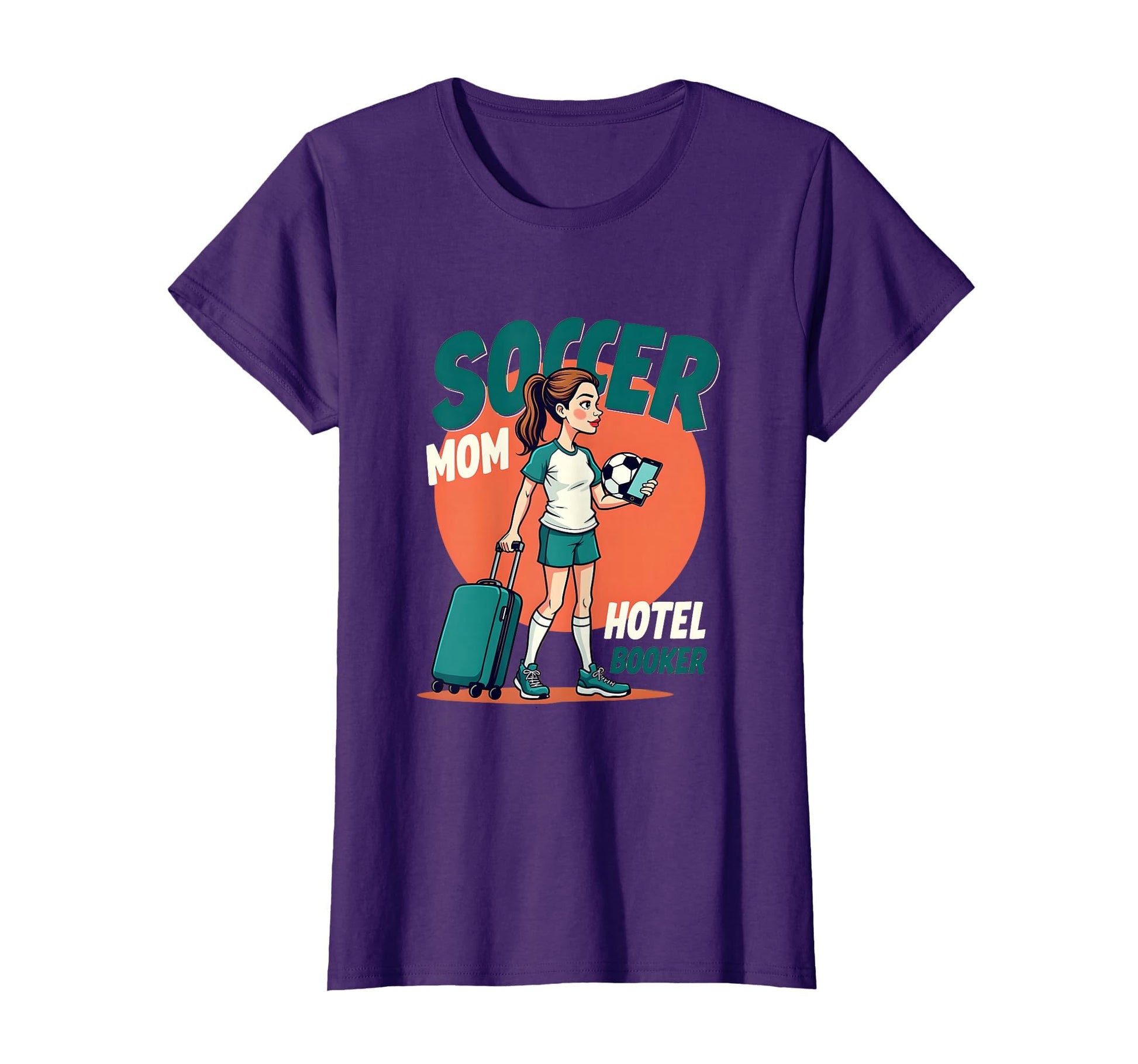 Soccer Mom Hotel Booker T-Shirt - Minimalist Print for Adults - T-Shirt, Sweatshirt, Hoodie