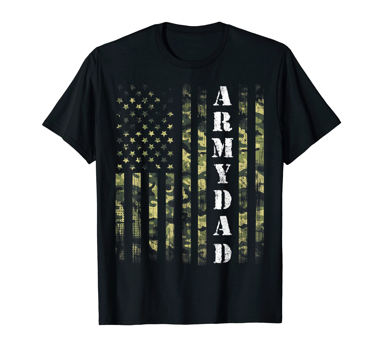 Mens Us Flag Army Dad Veteran T-Shirt - Casual Everyday Wear Men Women - T-Shirt, Sweatshirt, Hoodie