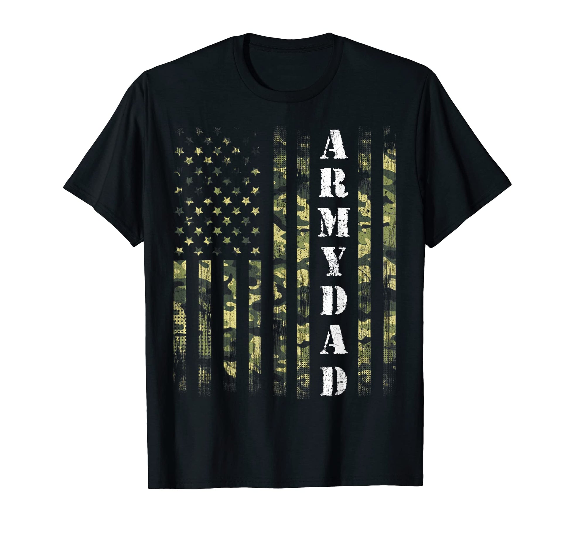 Mens Us Flag Army Dad Veteran T-Shirt - Casual Everyday Wear Men Women - T-Shirt, Sweatshirt, Hoodie