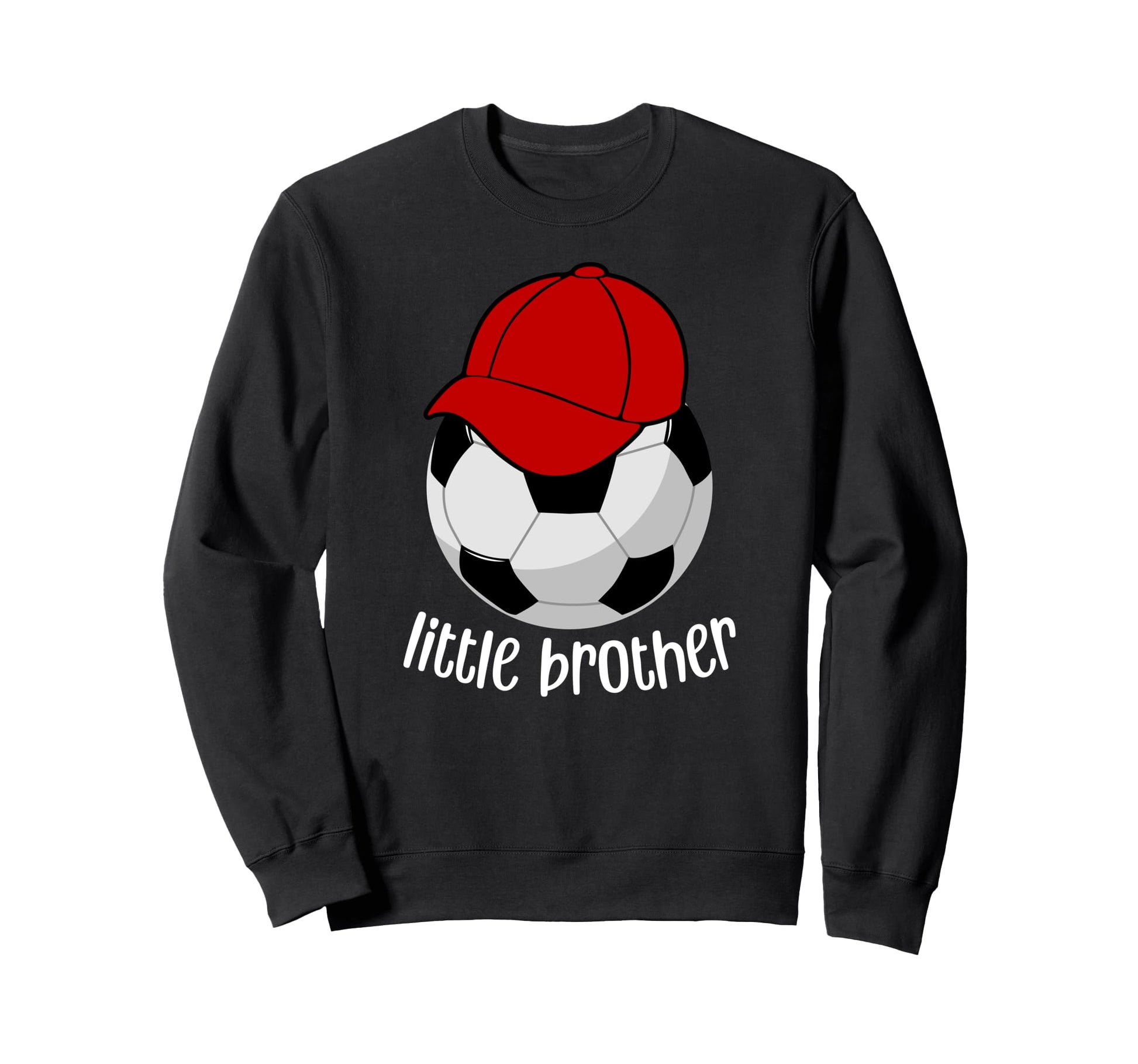 Little Brother Soccer Brother Sweatshirt - Minimalist Print Men Women - T-Shirt, Sweatshirt, Hoodie