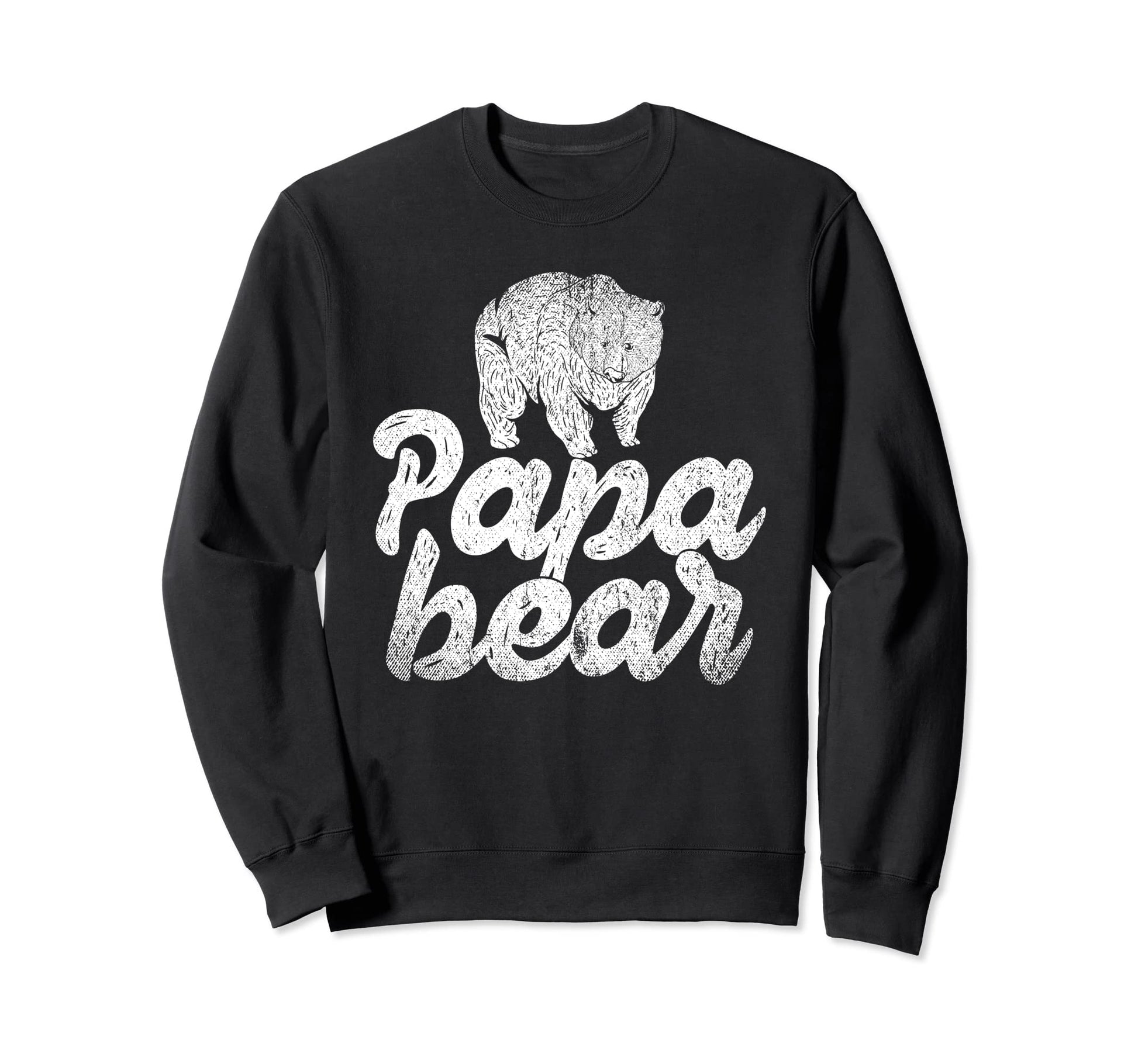 Animal Fathers Day Bear Family Dad Sweatshirt - Minimalist Print Unisex - T-Shirt, Sweatshirt, Hoodie