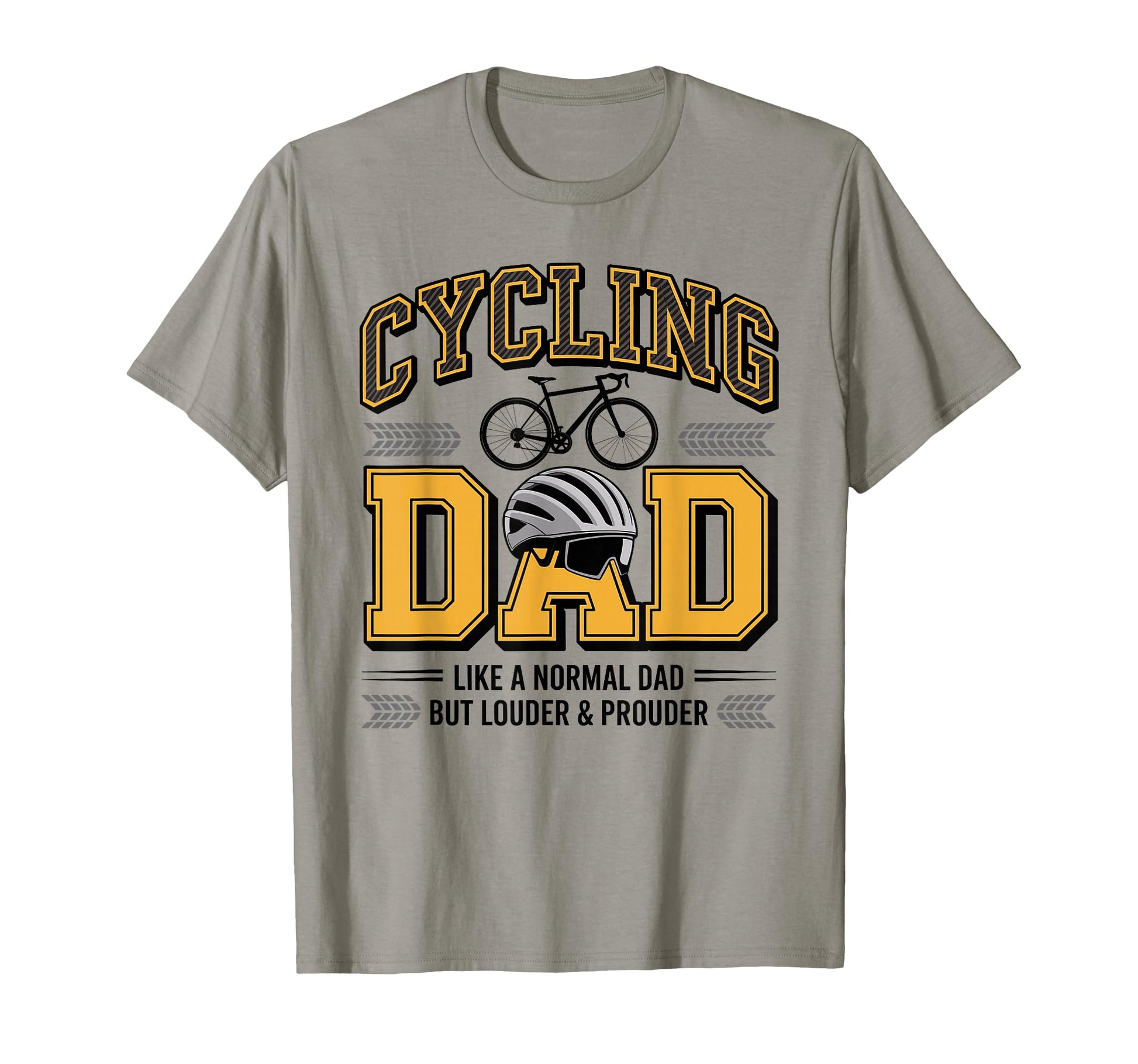 Cycling Dad Like Normal Dad But Louder T-Shirt - Trendy Graphic for Adults - T-Shirt, Sweatshirt, Hoodie
