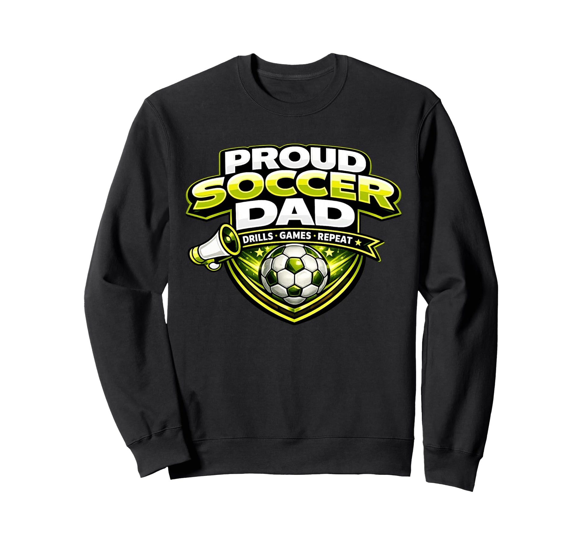 Soccer Dad Funny Proud Drills Sweatshirt - Minimalist Print Men Women - T-Shirt, Sweatshirt, Hoodie