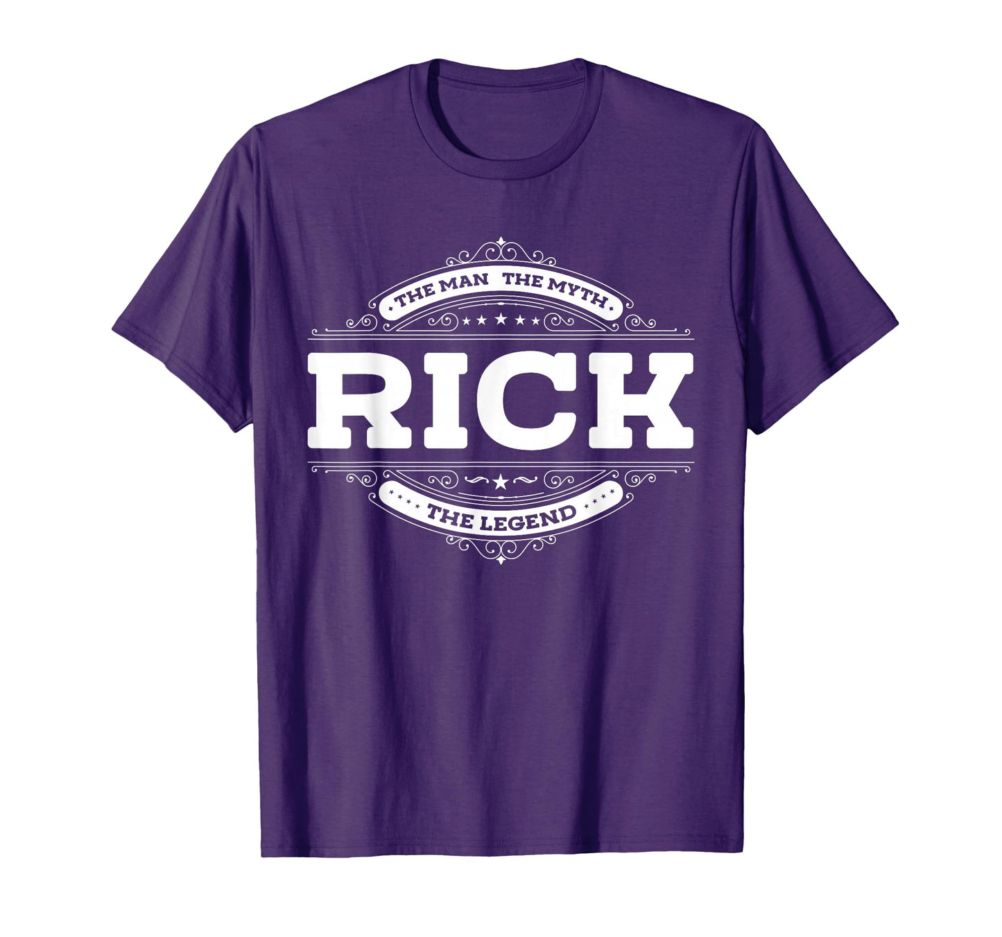 Rick Myth Legend Dad Grandpa Funny T-Shirt - Graphic Print Unisex - T-Shirt, Sweatshirt, Hoodie