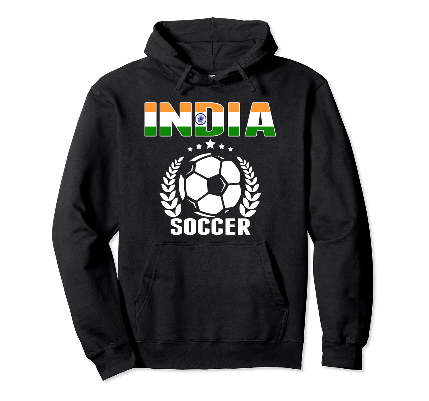 India Soccer Fans Jersey Proud Hoodie - Casual Everyday Wear Men Women - T-Shirt, Sweatshirt, Hoodie