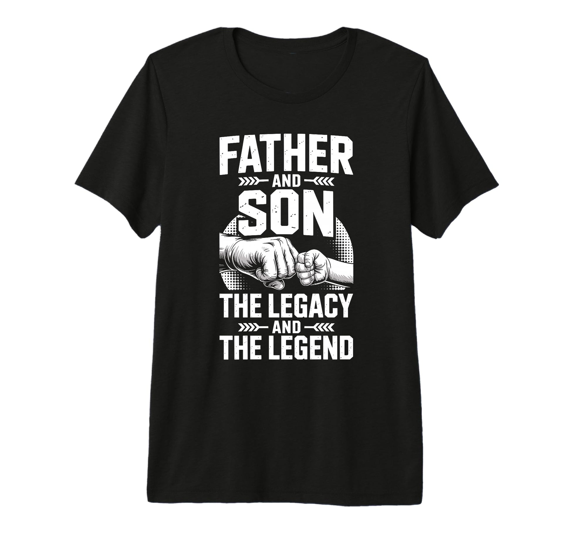 Father Son Legacy And Legend Dad Son Tri T-Shirt - Minimalist Print Unisex - T-Shirt, Sweatshirt, Hoodie