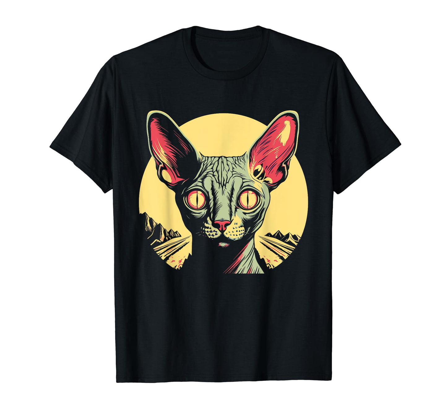 Sphynx Cat Lover Owner Sphynx Cat Art T-Shirt - Custom Art Print Unisex - T-Shirt, Sweatshirt, Hoodie