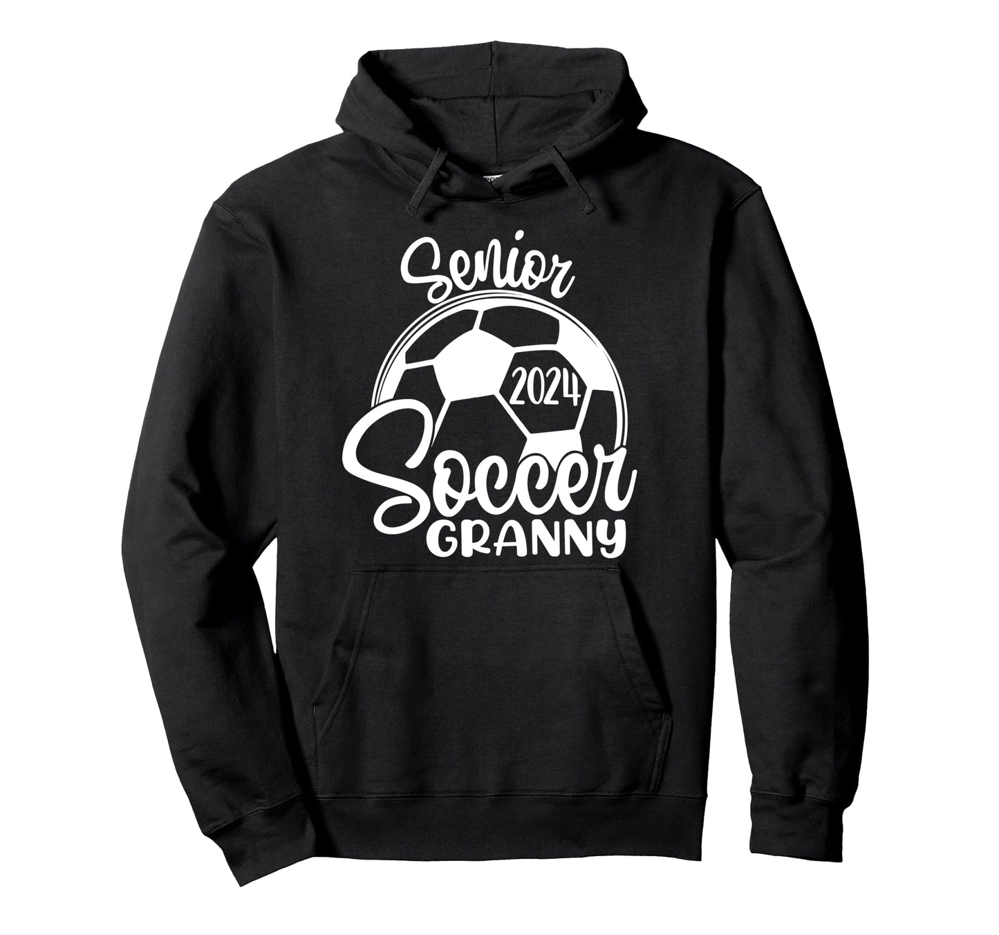 Senior Soccer Granny 2024 Class 2024 Hoodie - Aesthetic Graphic Unisex - T-Shirt, Sweatshirt, Hoodie
